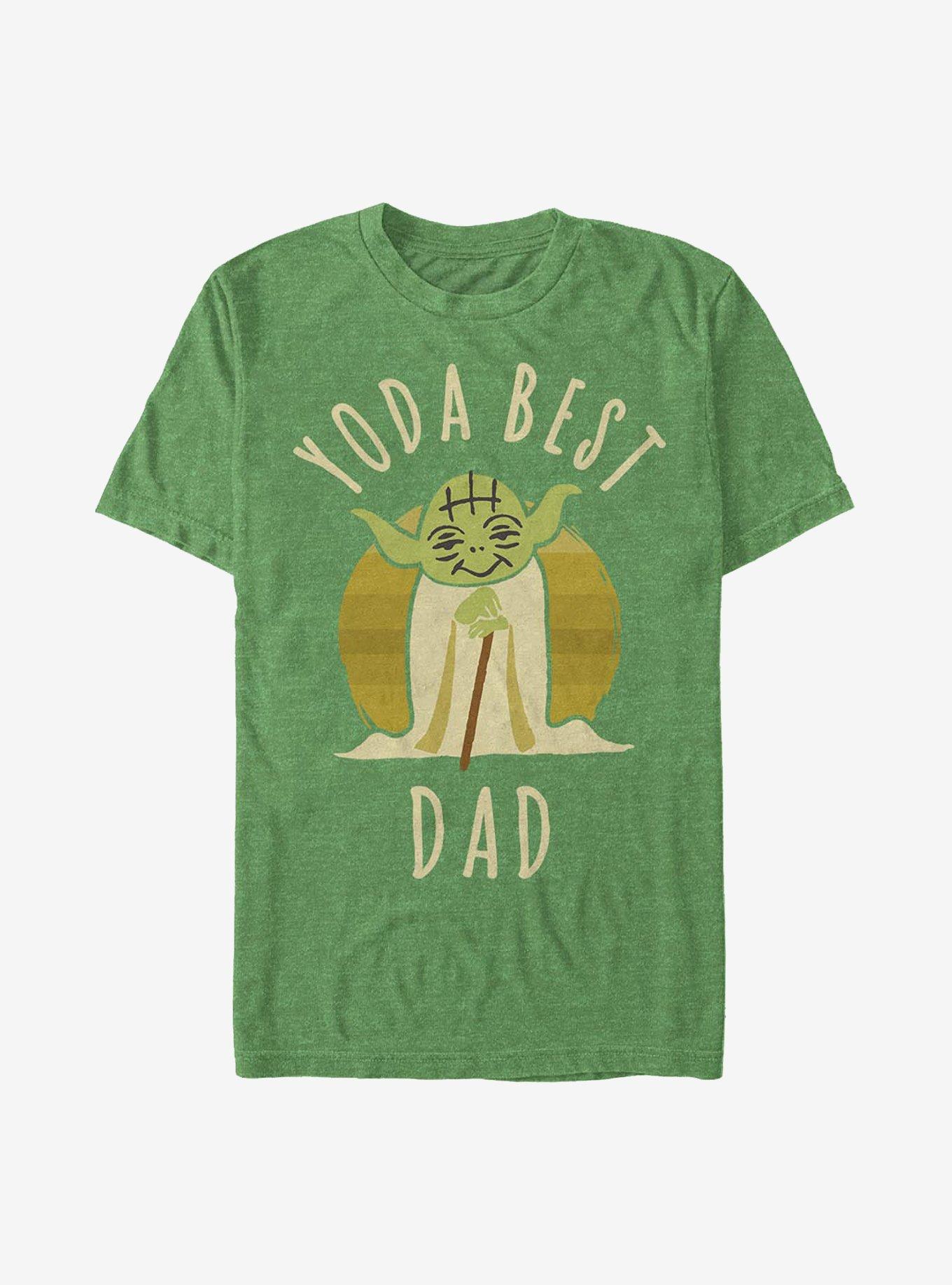 Star Wars Best Dad Yoda Says T-Shirt, KEL HTR, hi-res