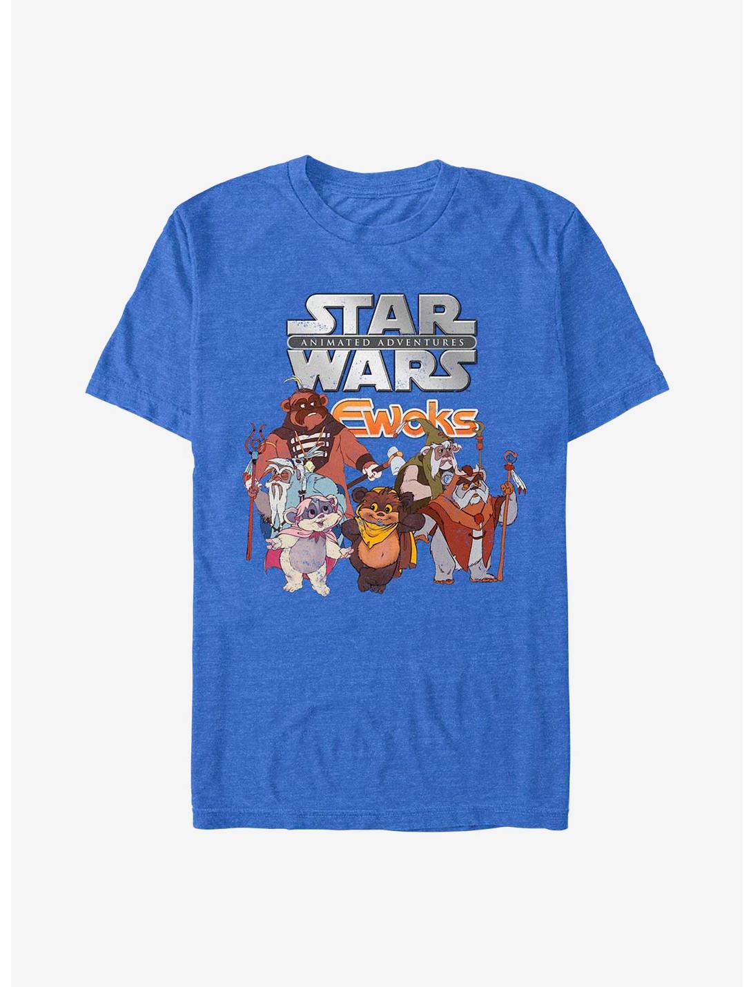 Star Wars Ewok Logo Group T-Shirt, ROY HTR, hi-res