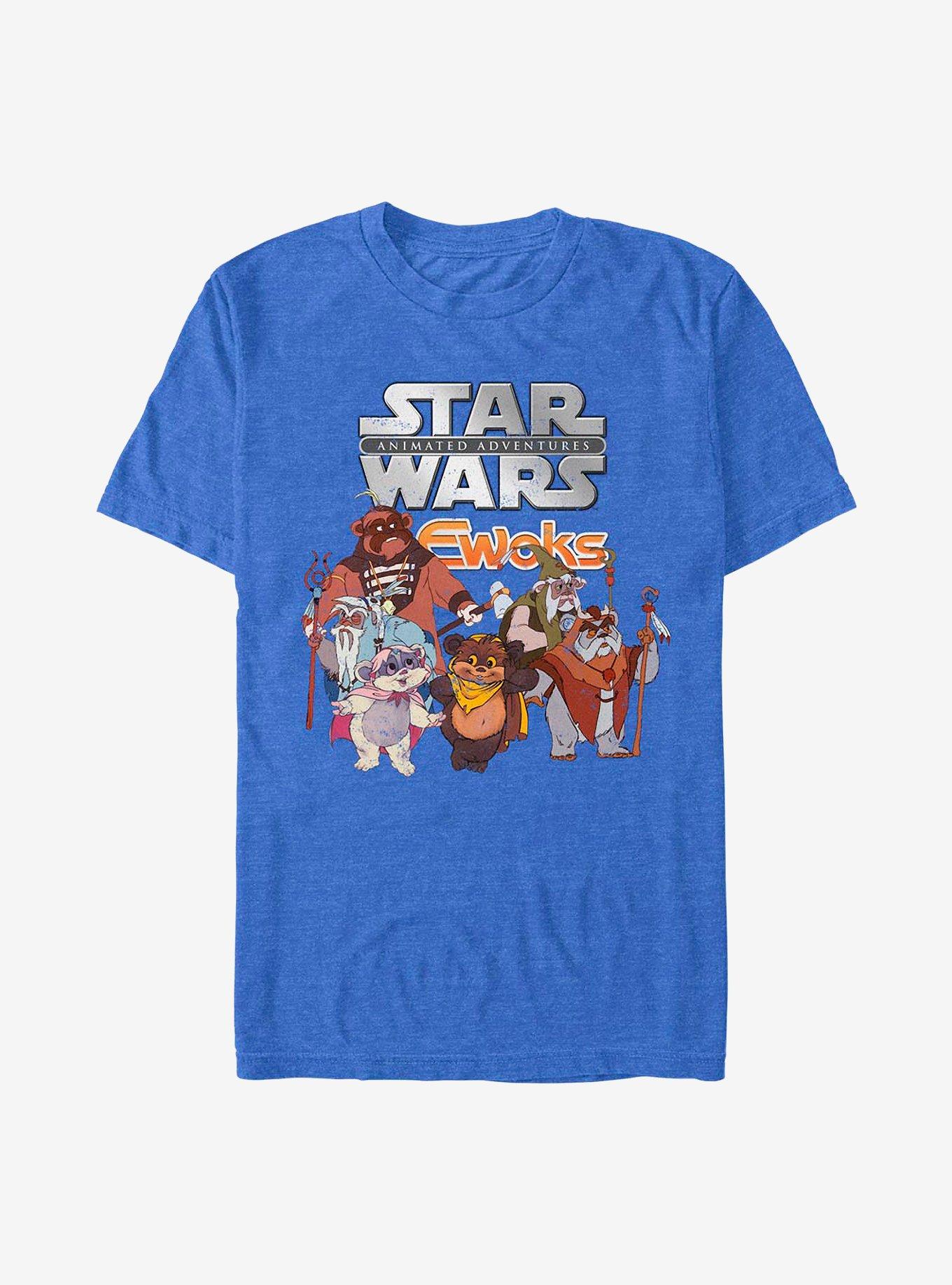 Star Wars Ewok Logo Group T-Shirt, ROY HTR, hi-res