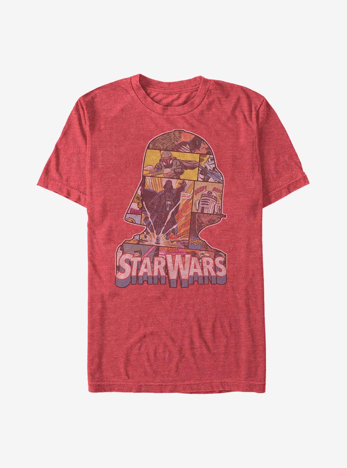 Star Wars Comic Pieces T-Shirt, RED HTR, hi-res