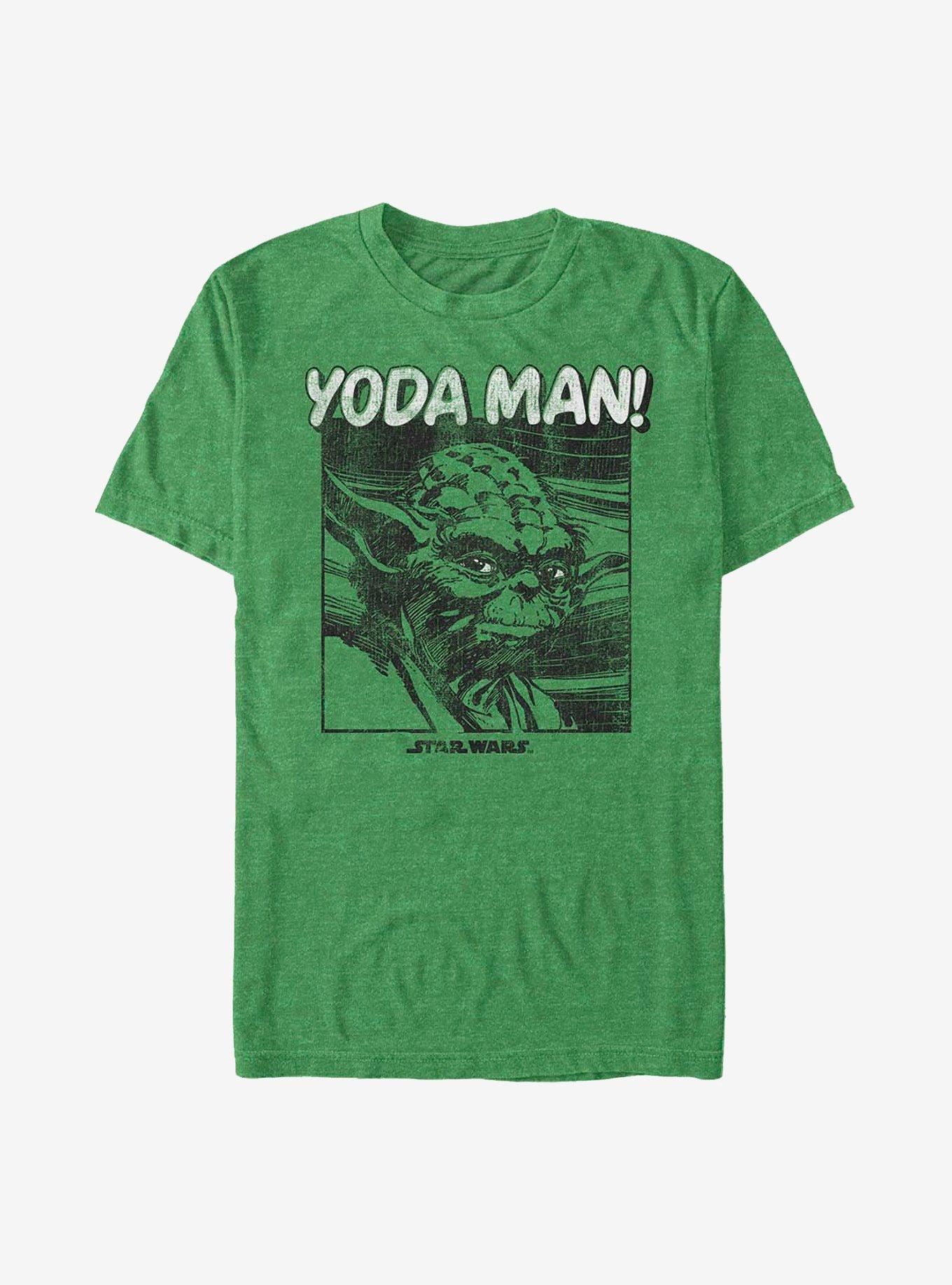 Star Wars Yoda Man T-Shirt, KEL HTR, hi-res