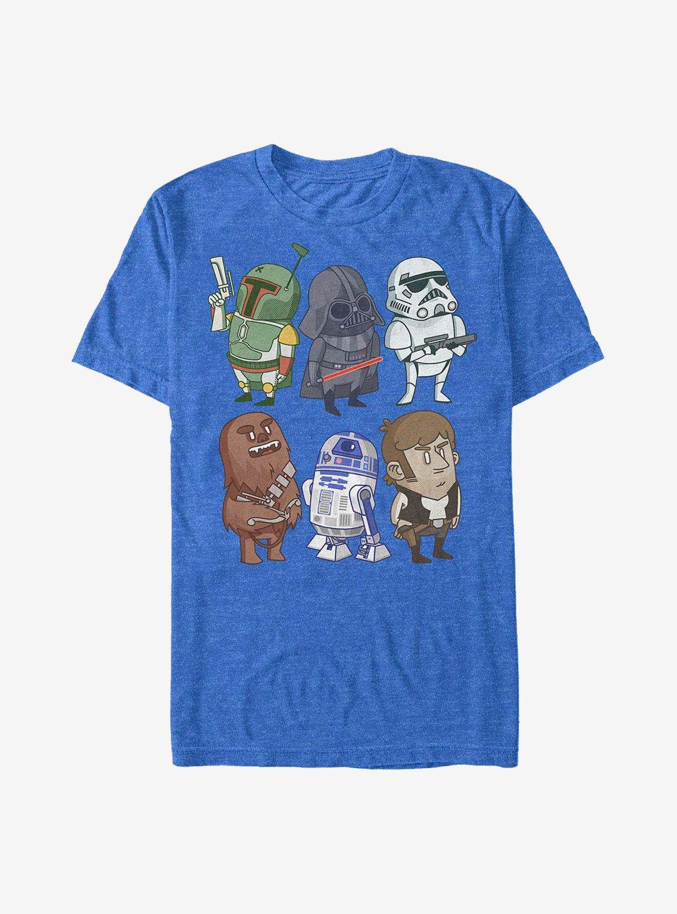 Star Wars Doodles T-Shirt, ROY HTR, hi-res