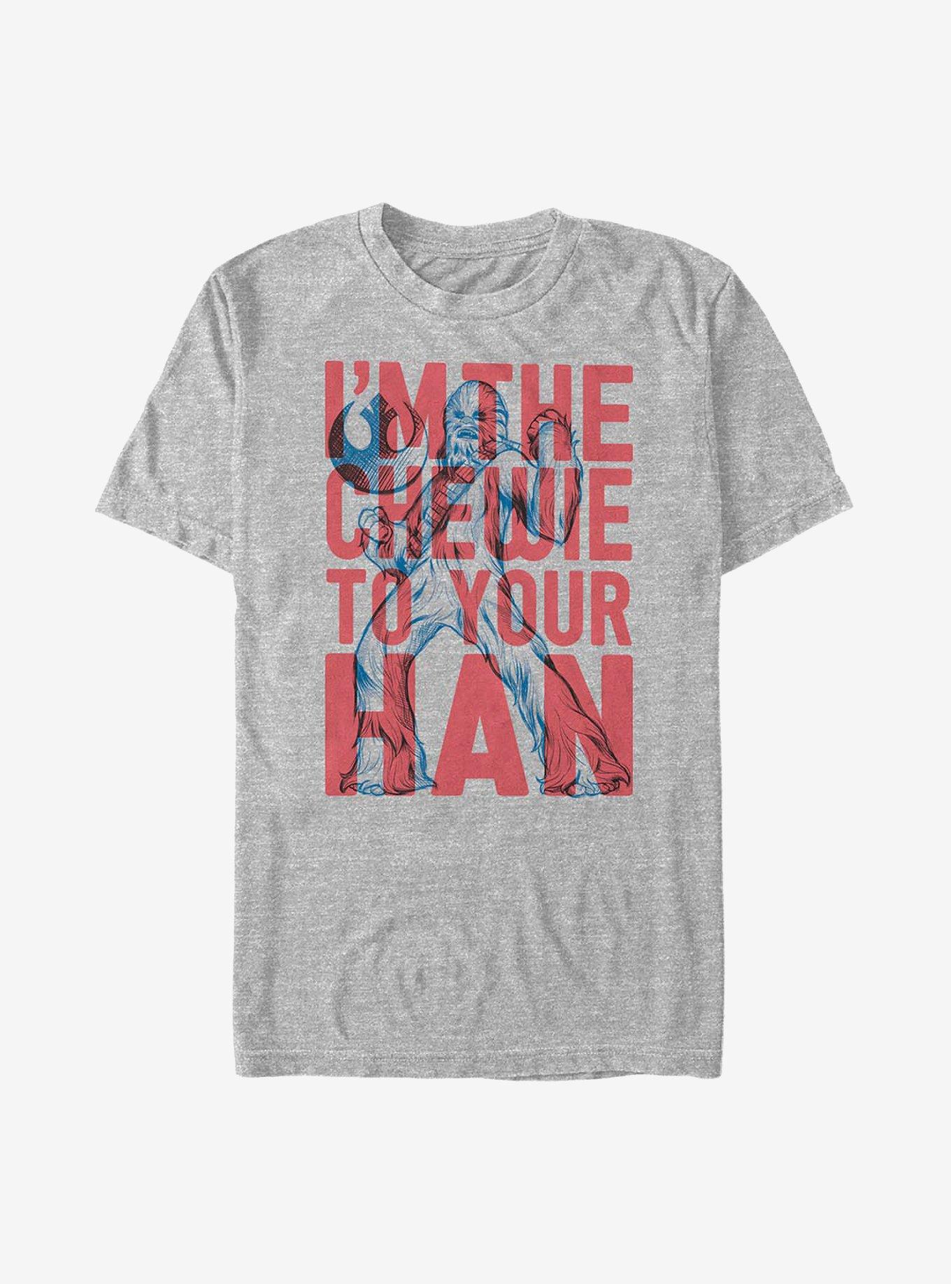 Star Wars Chewie To Han T-Shirt, ATH HTR, hi-res