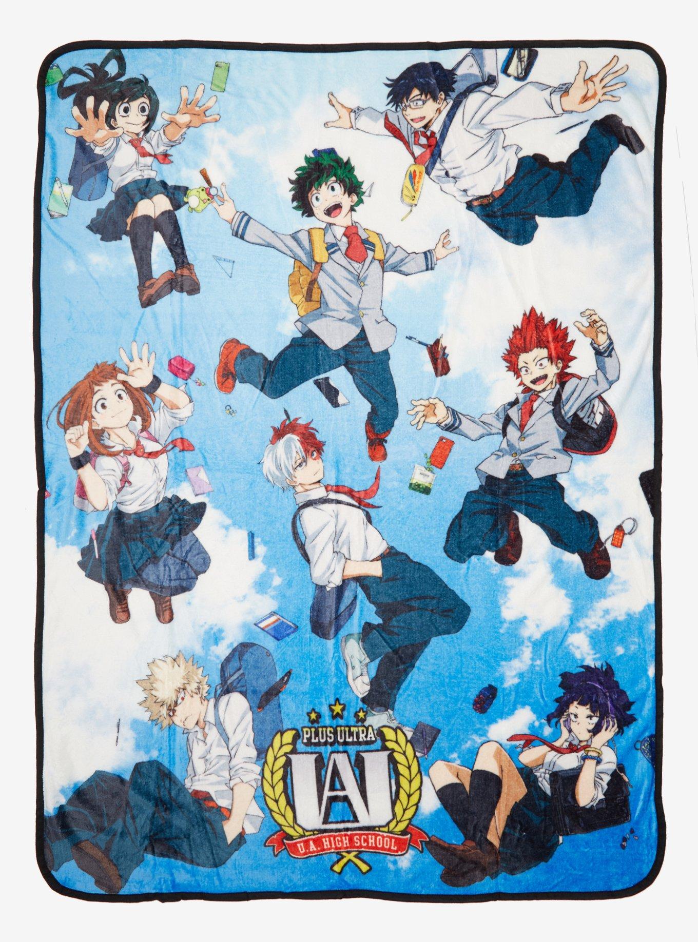 My Hero Academia Free Fall Throw Blanket, , hi-res