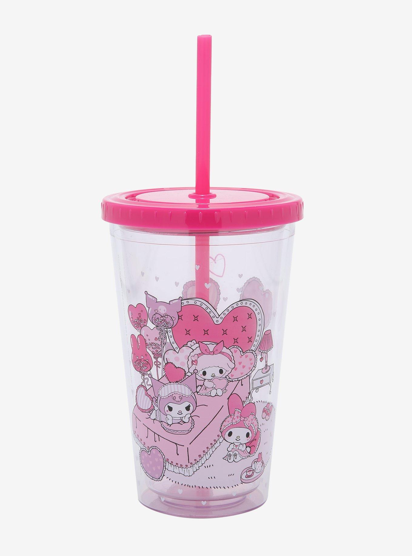 My Melody & Kuromi Sleepover Acrylic Travel Cup, , hi-res