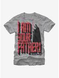 Star Wars Father Figure Darth Vader T-Shirt, ATH HTR, hi-res