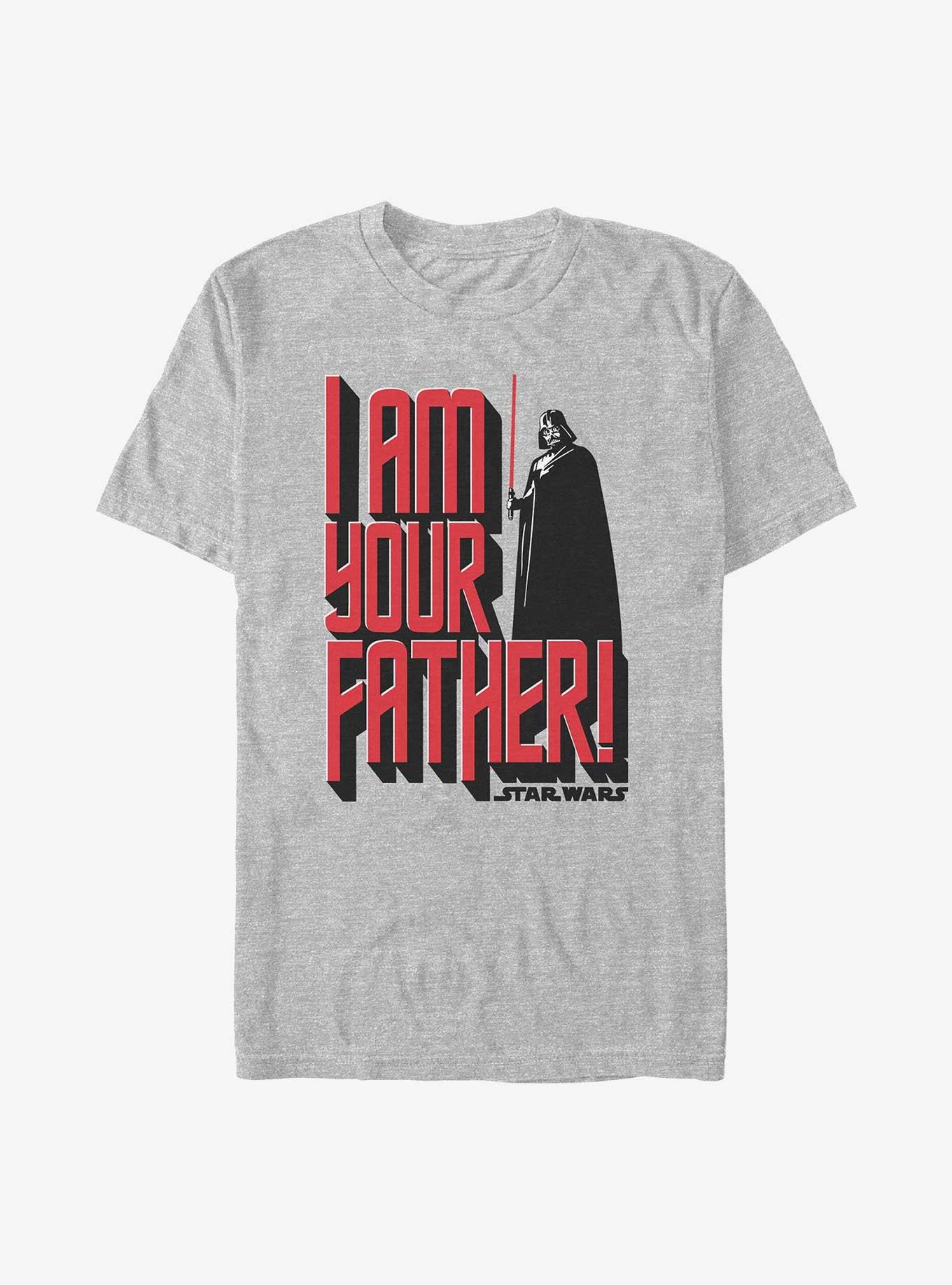 Star Wars Father Figure Darth Vader T-Shirt, ATH HTR, hi-res