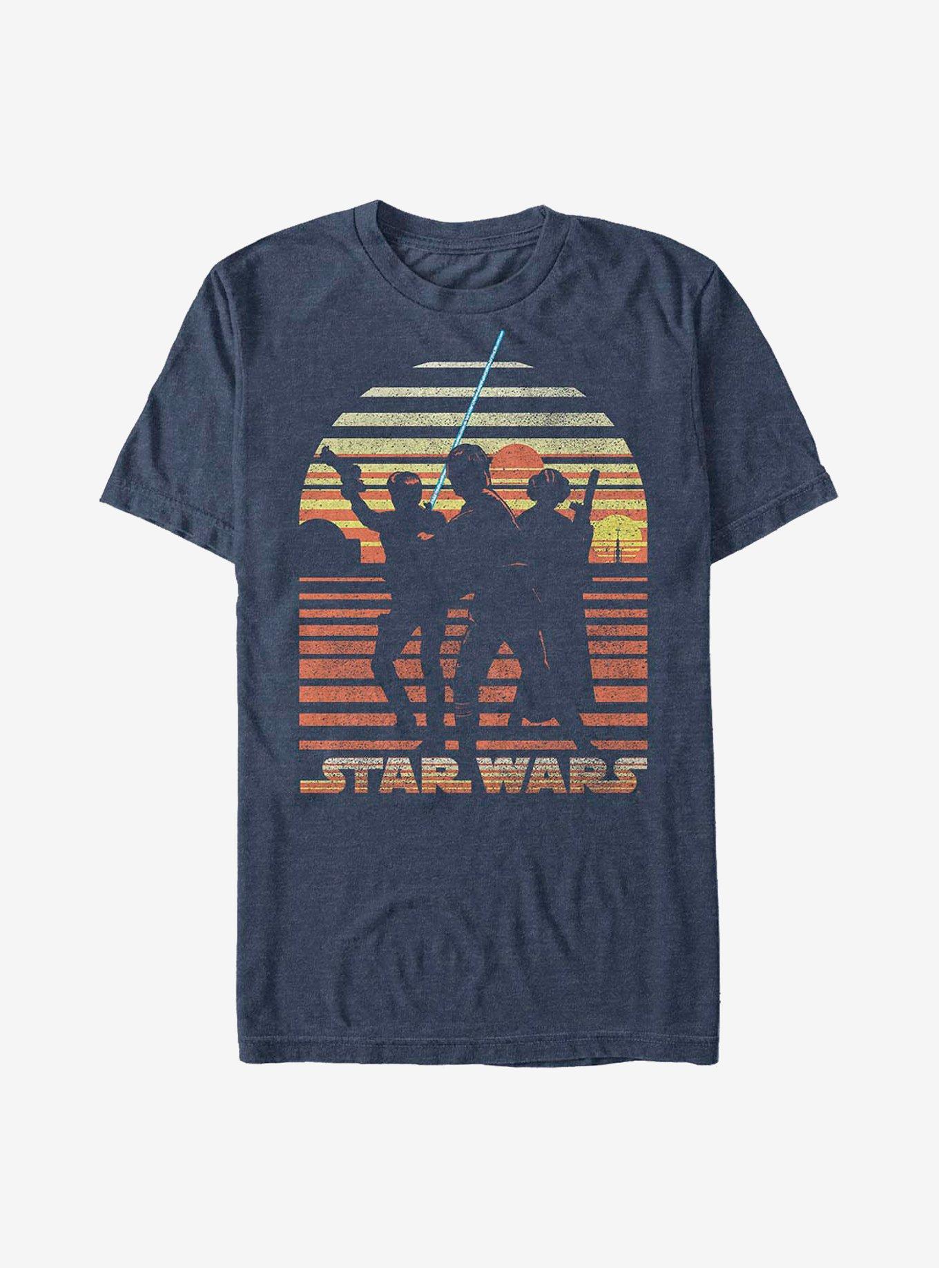 Star Wars Heroes T-Shirt, NAVY HTR, hi-res