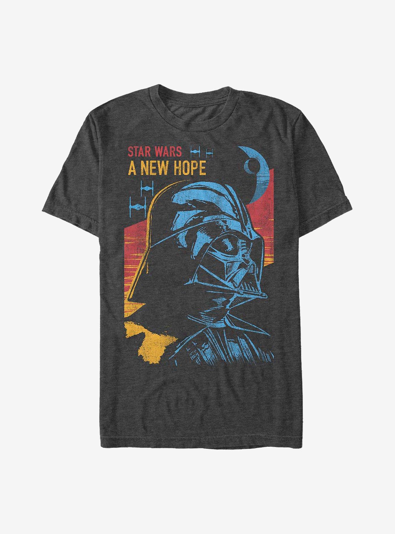 Star Wars Hopeful T-Shirt, CHAR HTR, hi-res