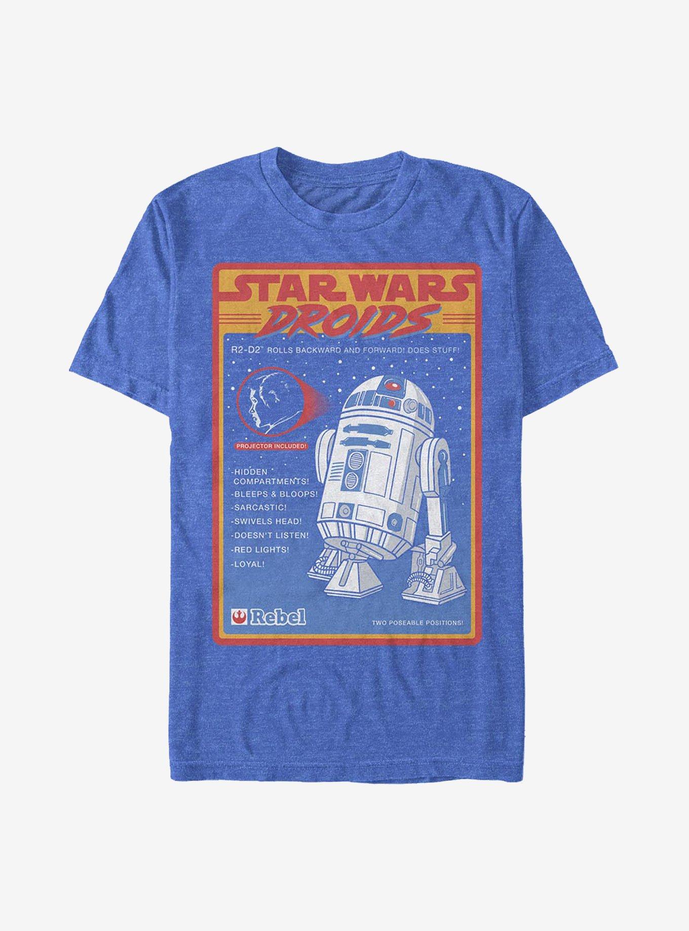 Star Wars Droid Figure T-Shirt, ROY HTR, hi-res