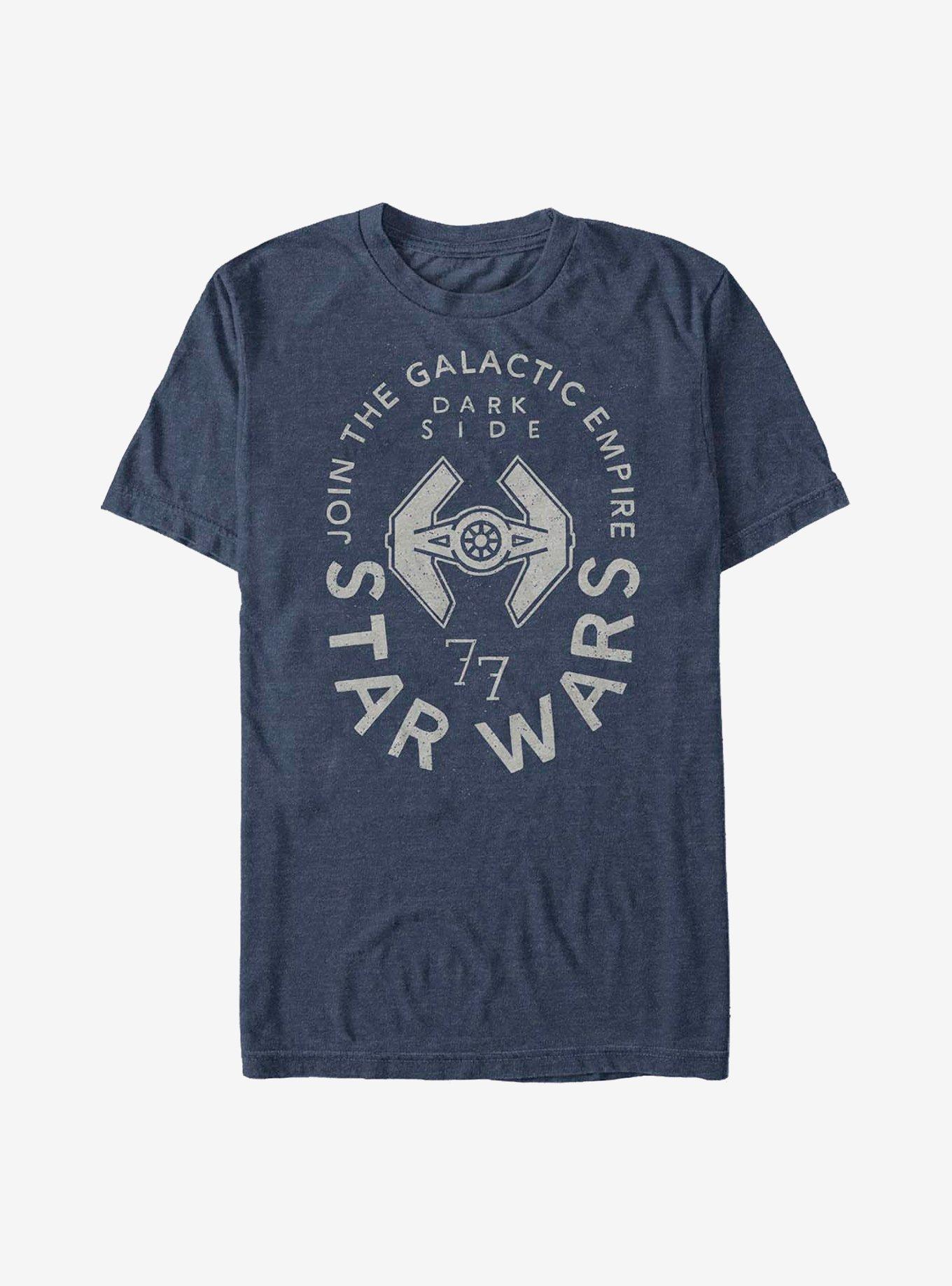 Star Wars Join The Galactic Empire T-Shirt, NAVY HTR, hi-res