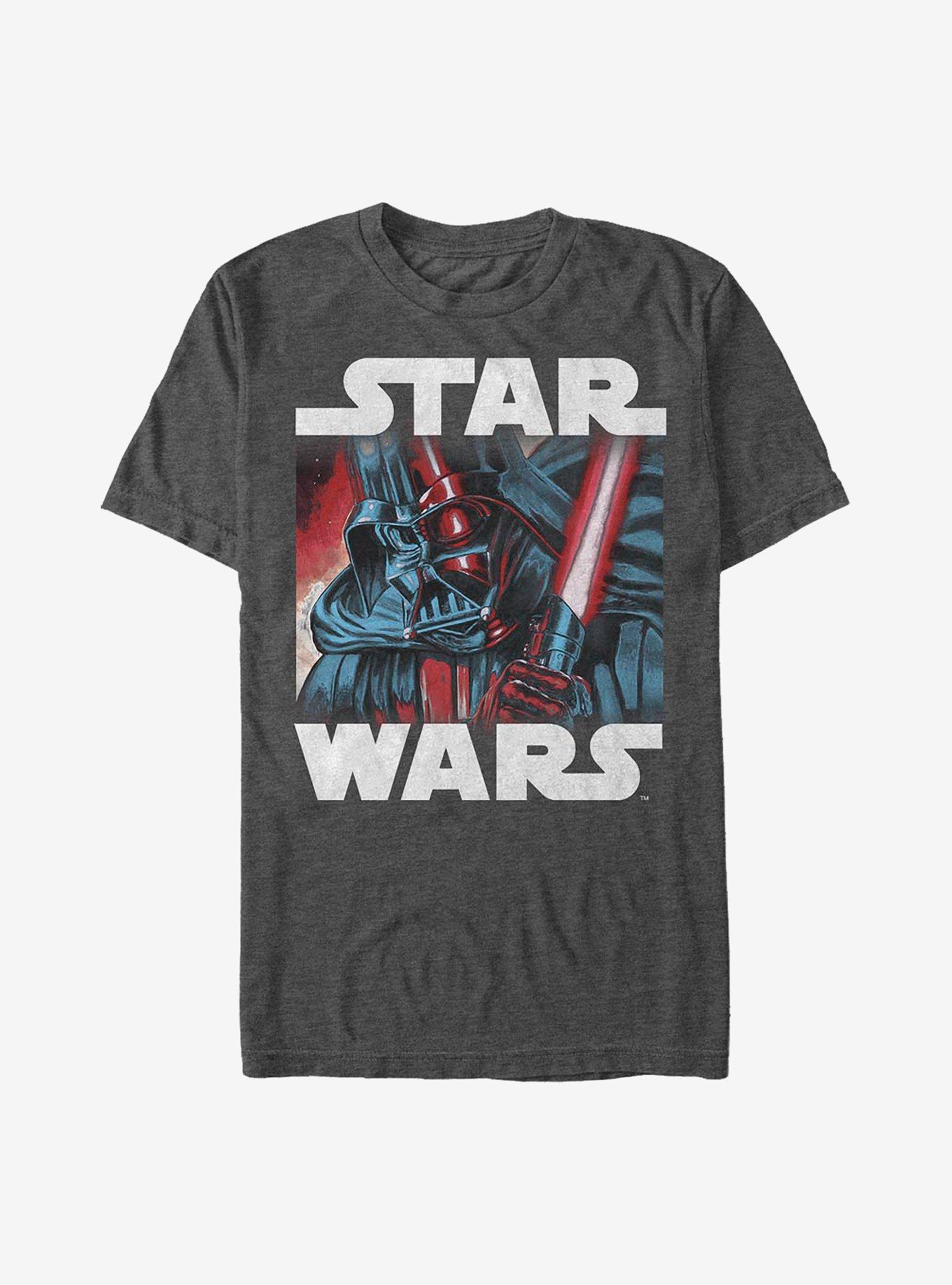 Star Wars Let's Go T-Shirt, CHAR HTR, hi-res