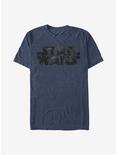 Star Wars Logo Stardust T-Shirt, NAVY HTR, hi-res