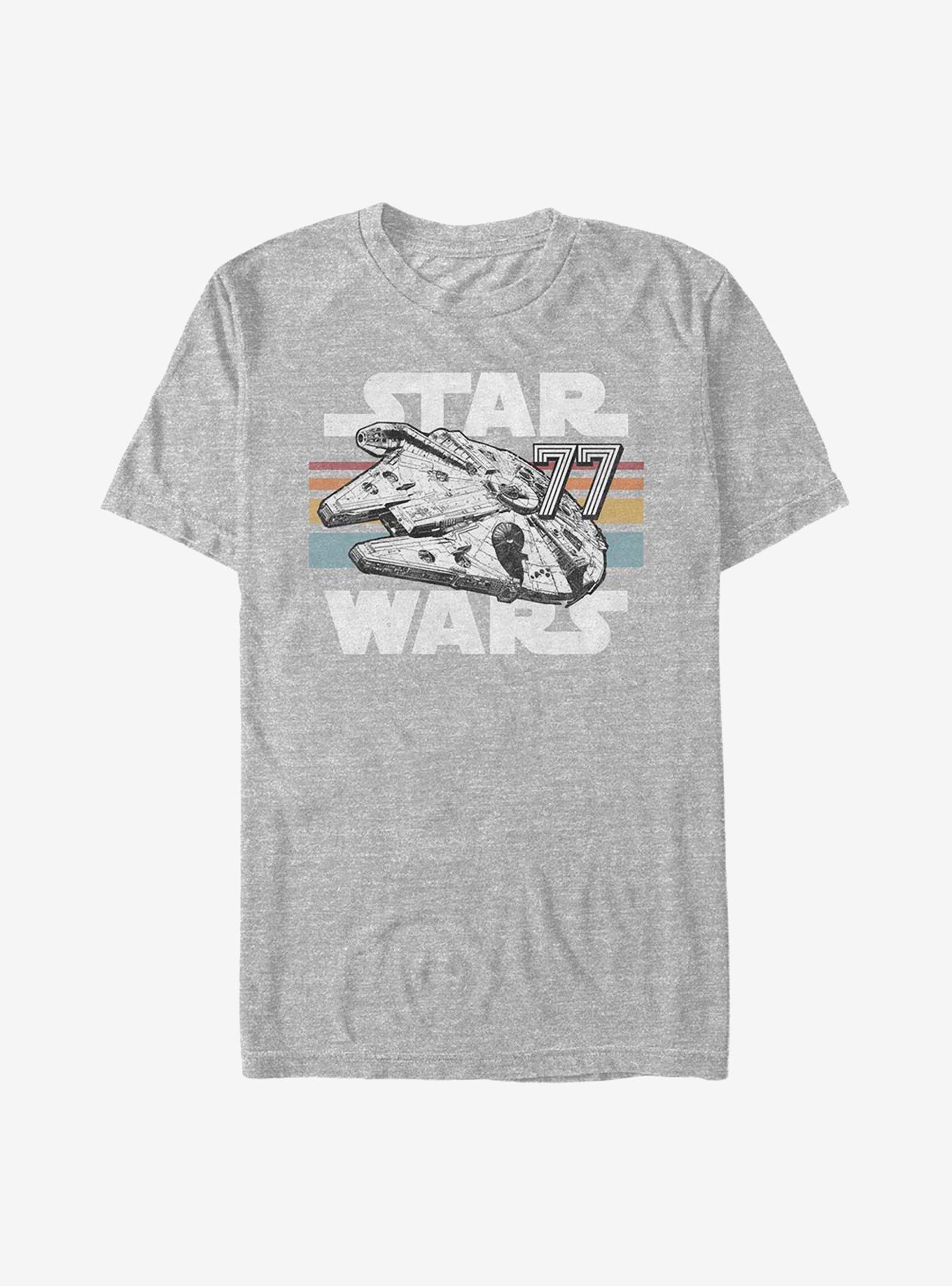 Star Wars Falcon Stripe T-Shirt, ATH HTR, hi-res