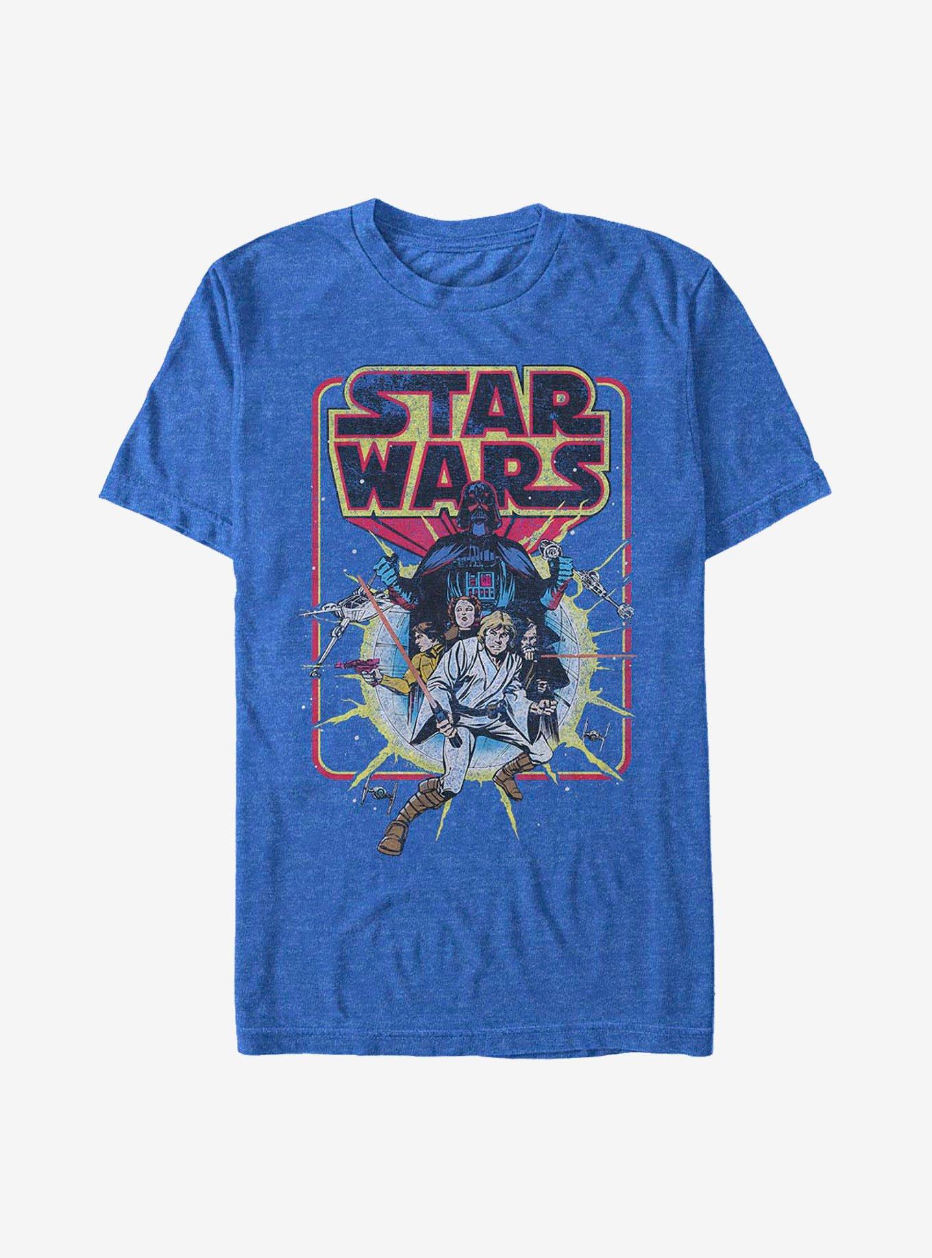 Star Wars Old School Comic T-Shirt, ROY HTR, hi-res