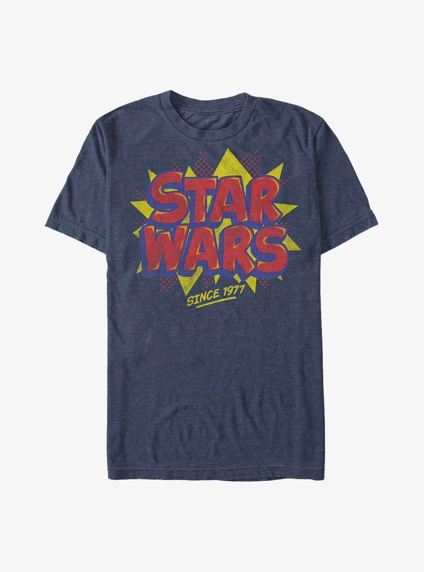 Star Wars Indistinct T-Shirt, NAVY HTR, hi-res