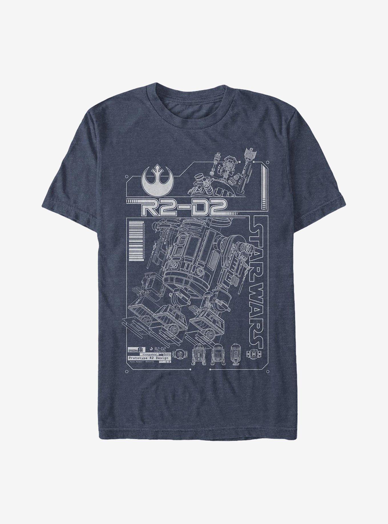 Star Wars R2-D2 Schematic T-Shirt, , hi-res