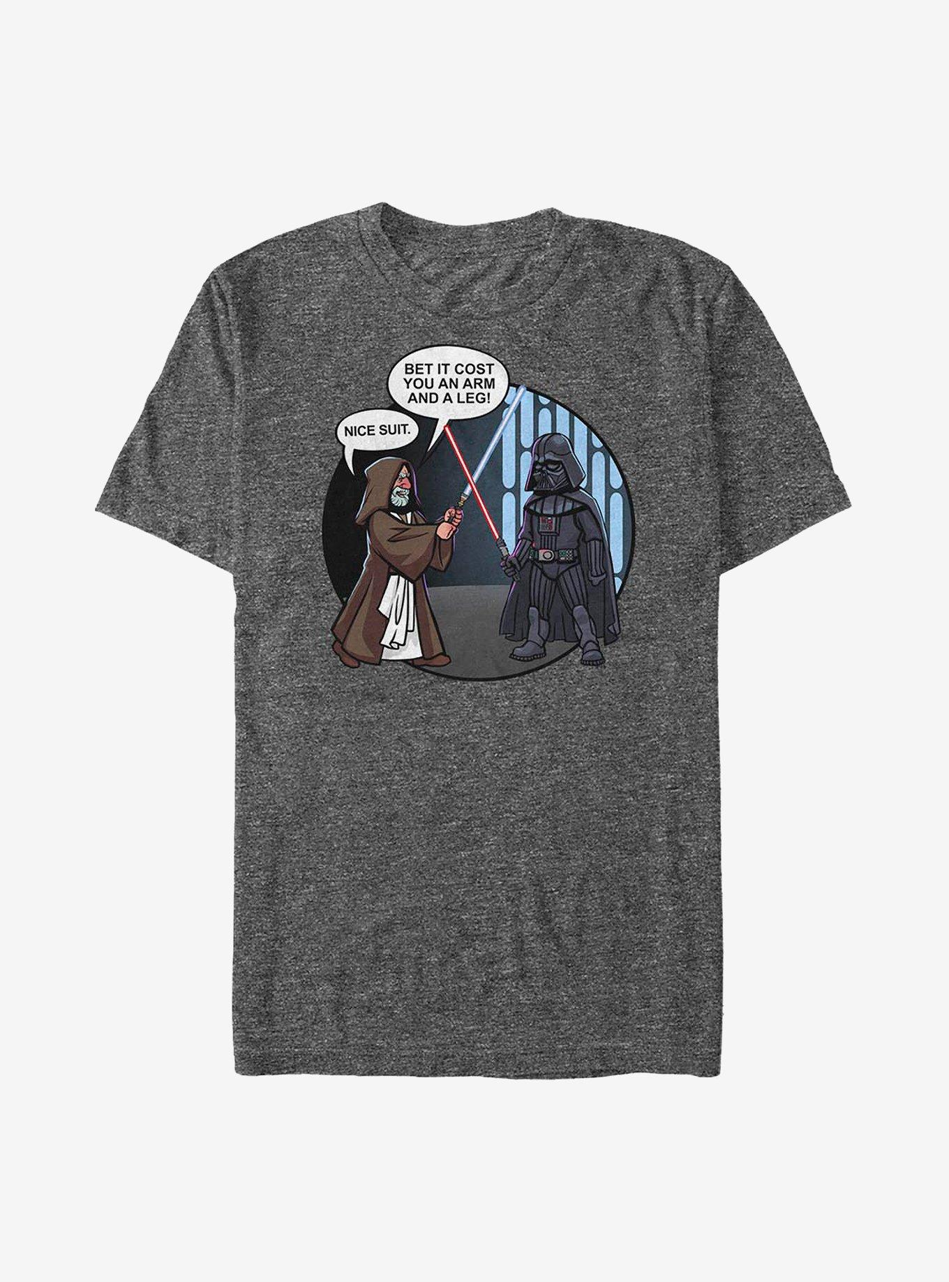 Star Wars Nice Suit T-Shirt, CHAR HTR, hi-res