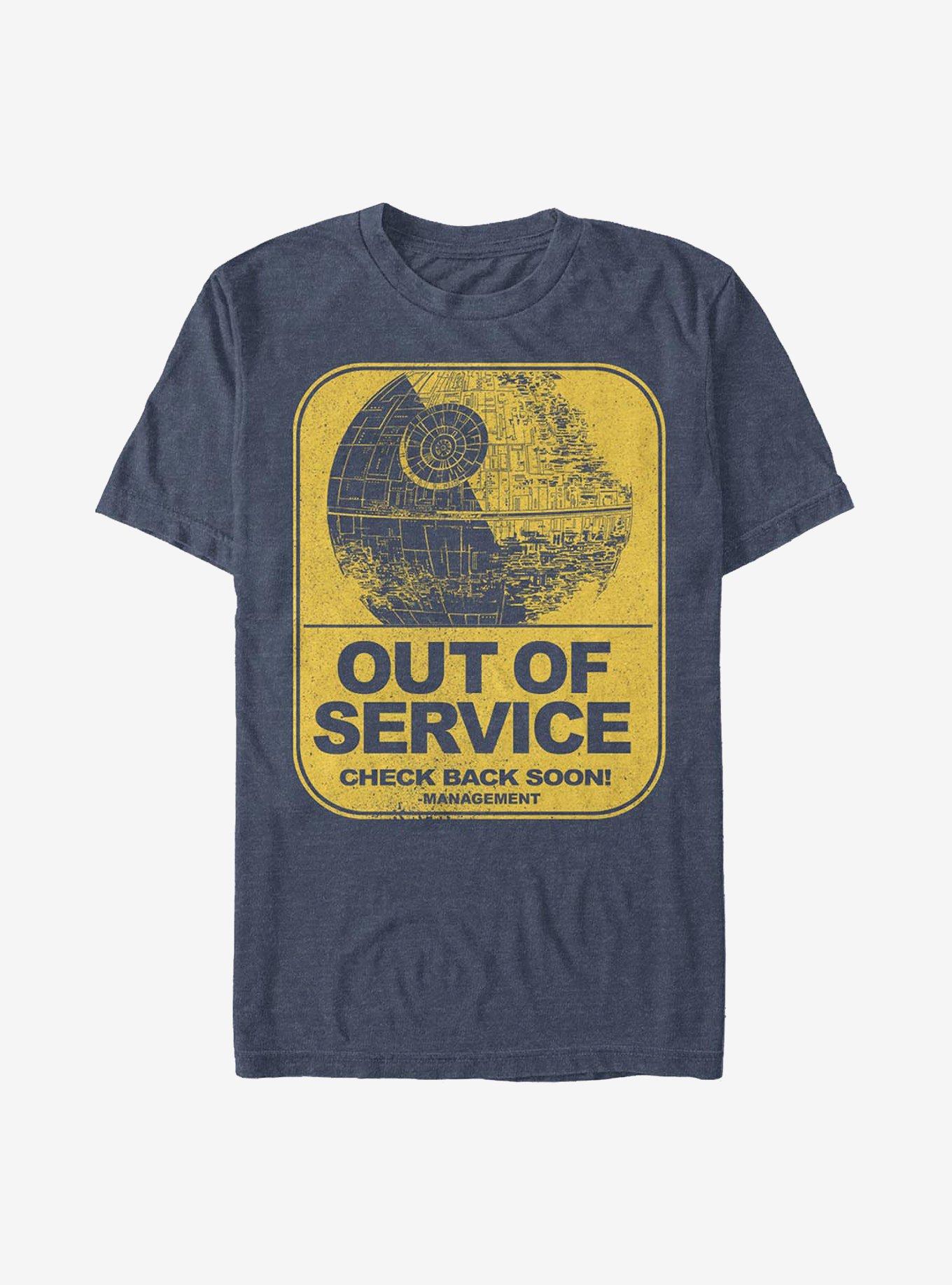 Star Wars Death Star II Out Of Service T-Shirt