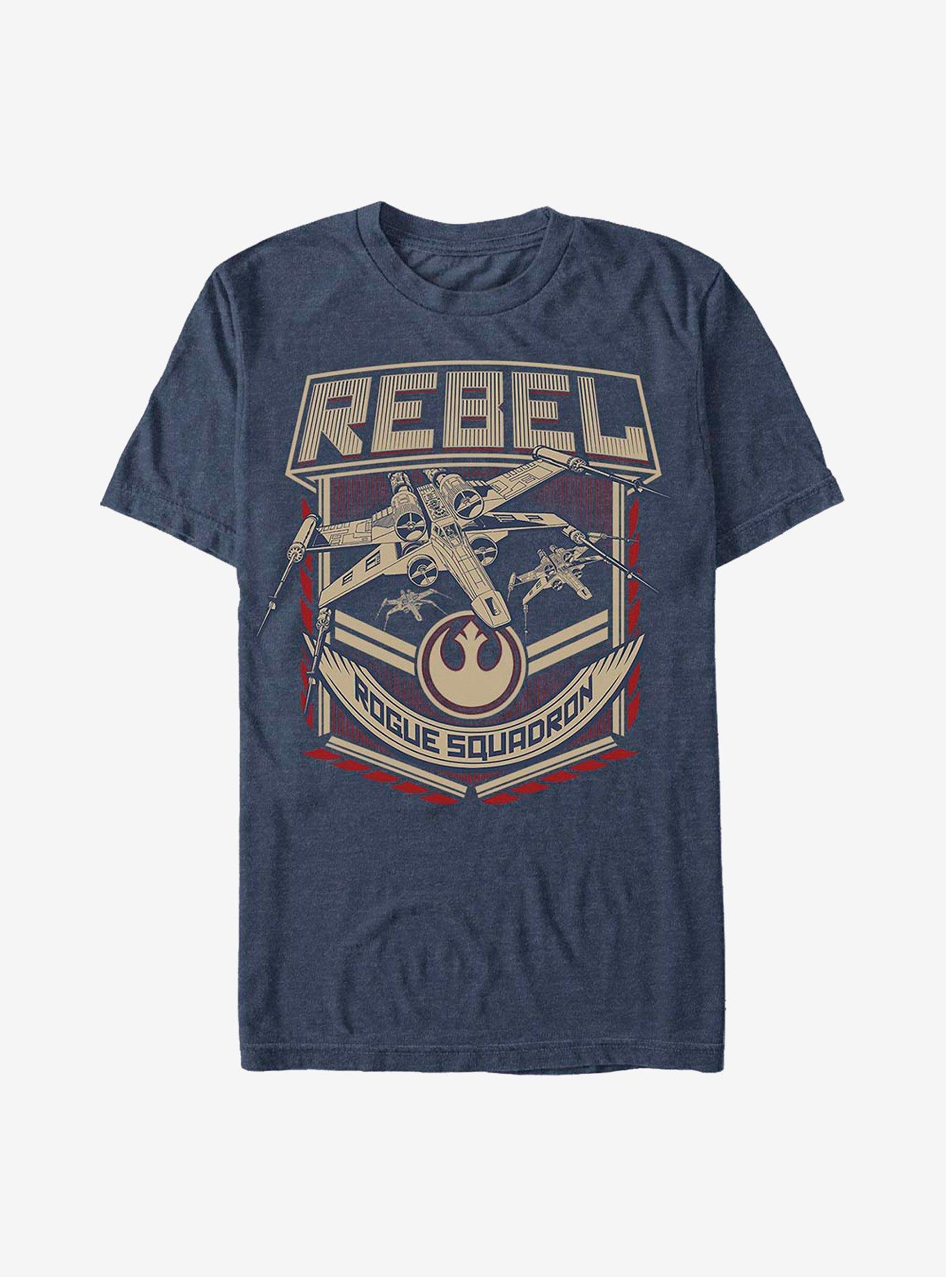 Star Wars Rebel Squad T-Shirt, NAVY HTR, hi-res