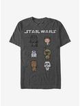 Star Wars Pixel Mix T-Shirt, CHAR HTR, hi-res