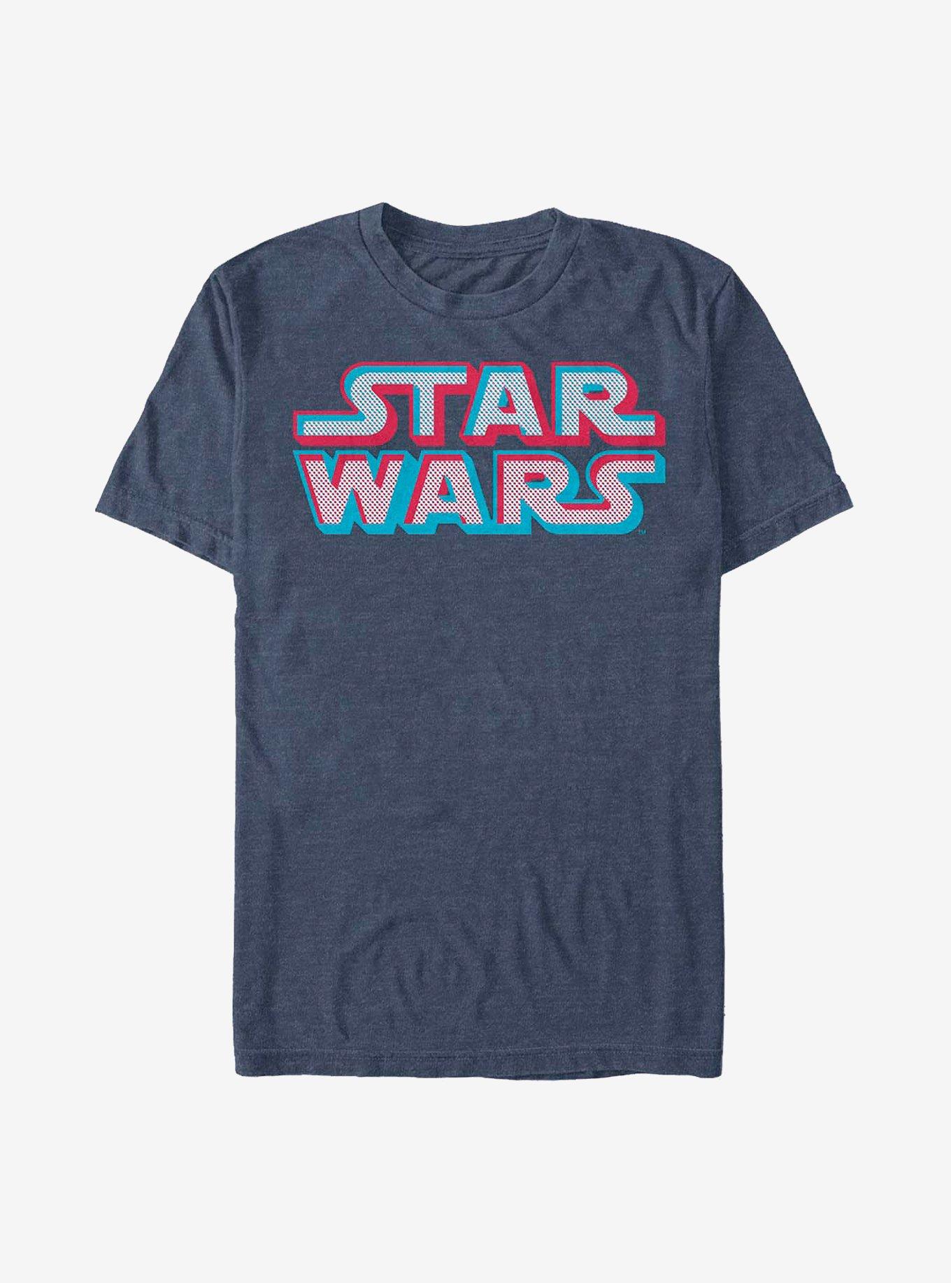 Star Wars Shadow Box T-Shirt, NAVY HTR, hi-res