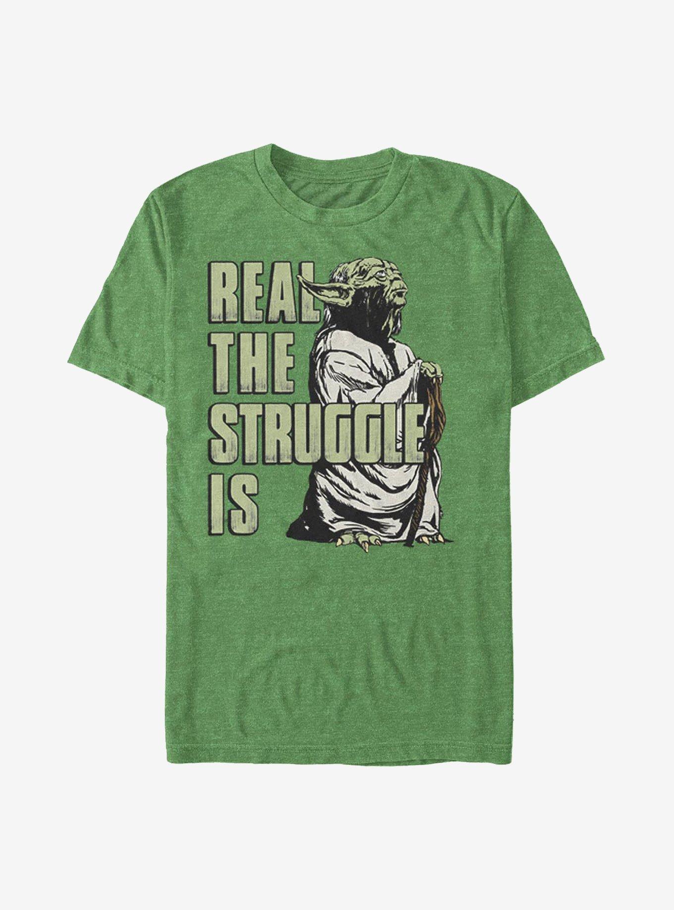 Star Wars Real The Struggle Is T-Shirt, KEL HTR, hi-res
