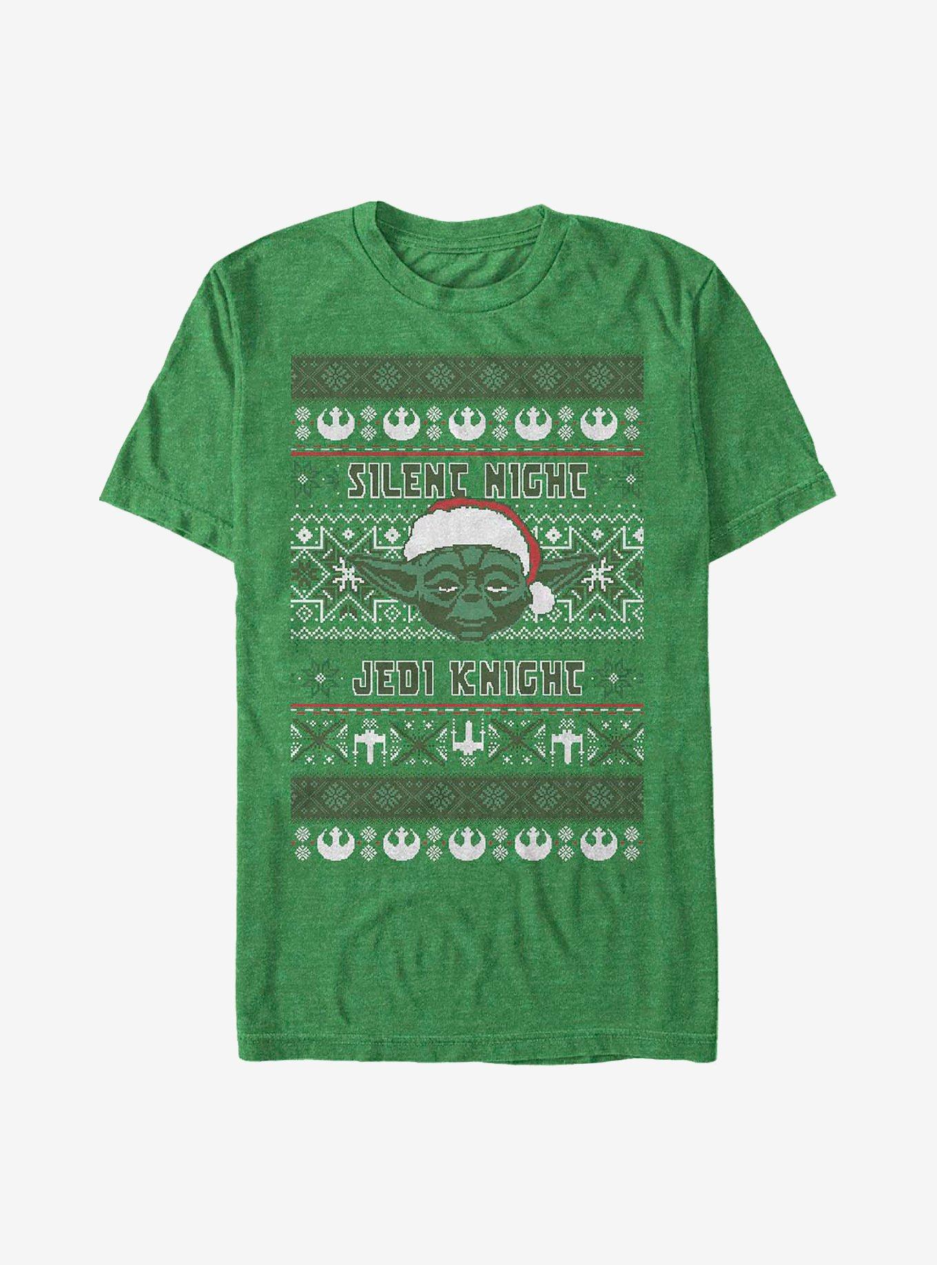 Star Wars Silent Night Ugly Holiday T-Shirt, KEL HTR, hi-res