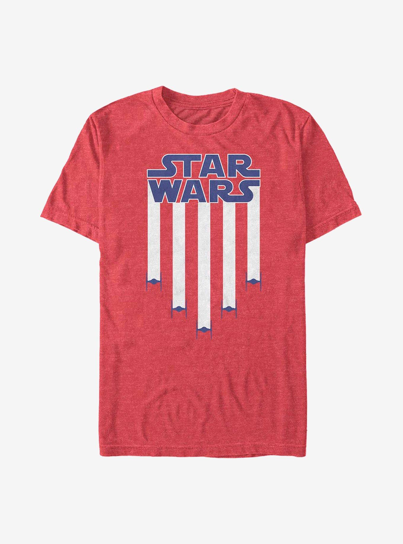 Star Wars Star Banner T-Shirt, RED HTR, hi-res
