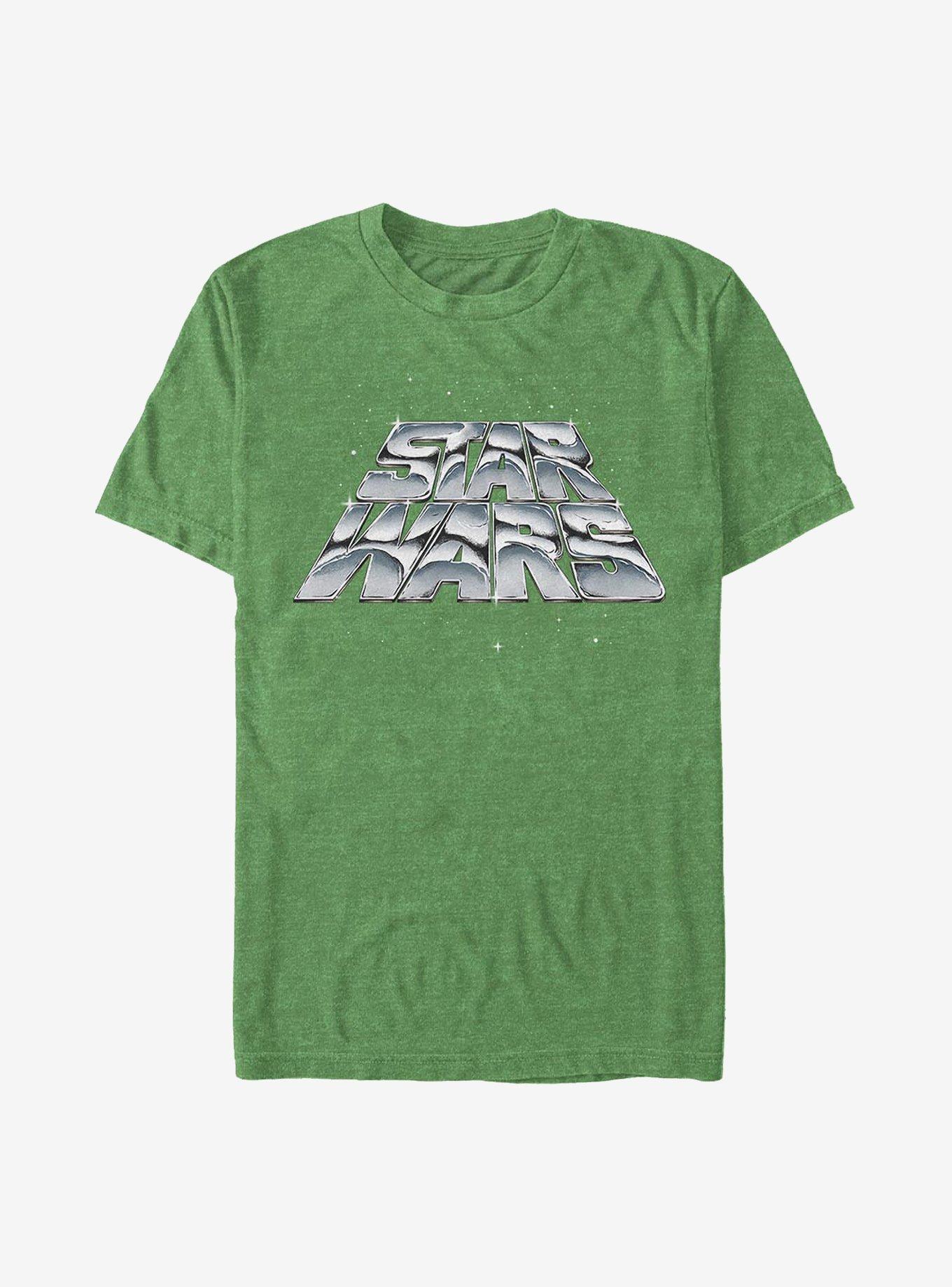 Star Wars Chrome Slant Logo T-Shirt, , hi-res