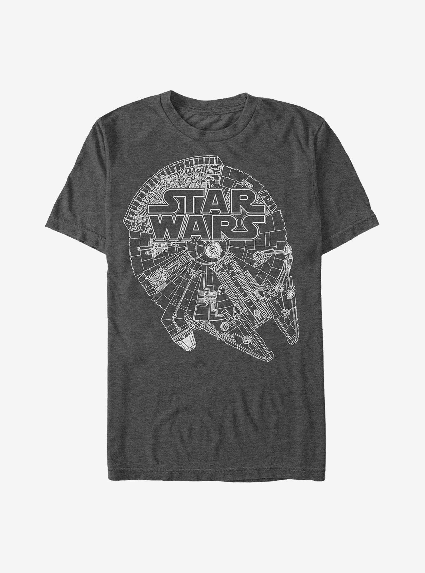 Star Wars Tilted Falcon T-Shirt, , hi-res