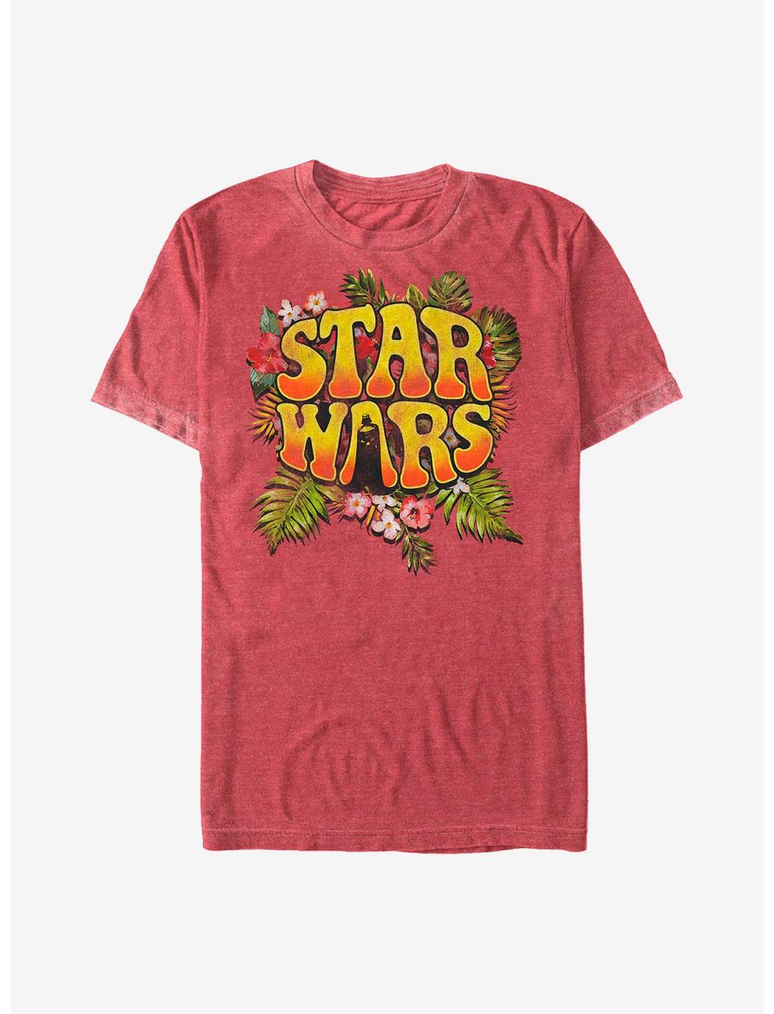 Star Wars Tropical T-Shirt, RED HTR, hi-res