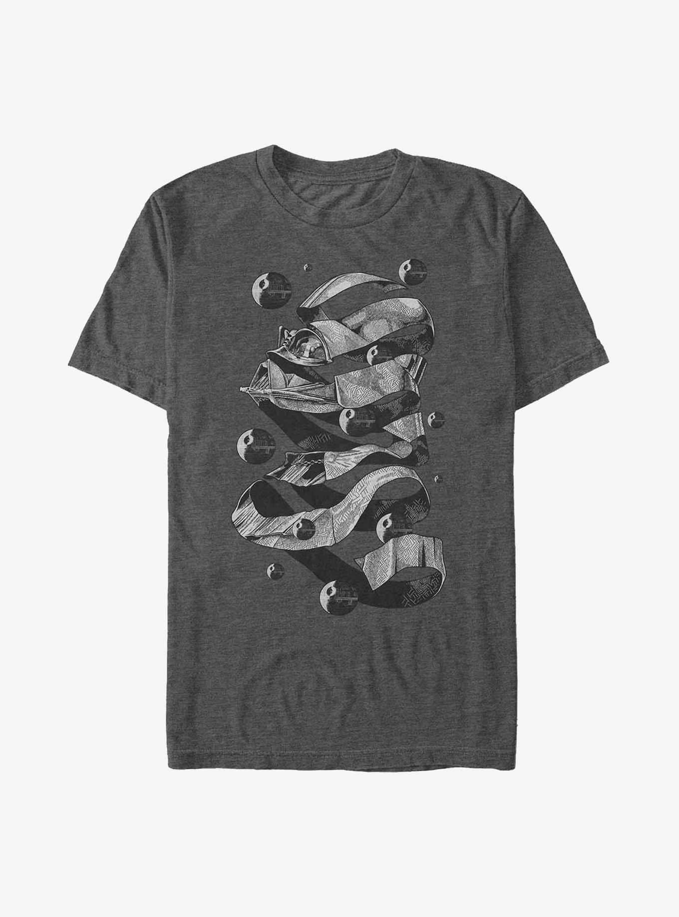Star Wars Vader Contemplator T-Shirt, CHAR HTR, hi-res