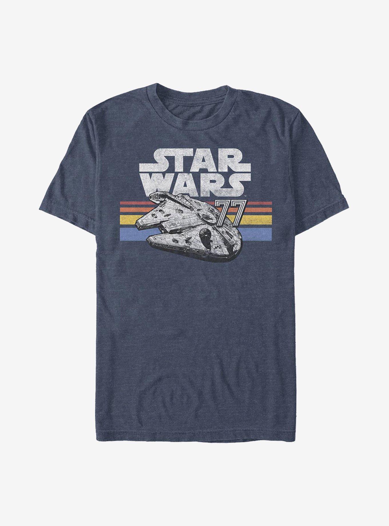 Star Wars Vintage Falcon Stripes T-Shirt, , hi-res