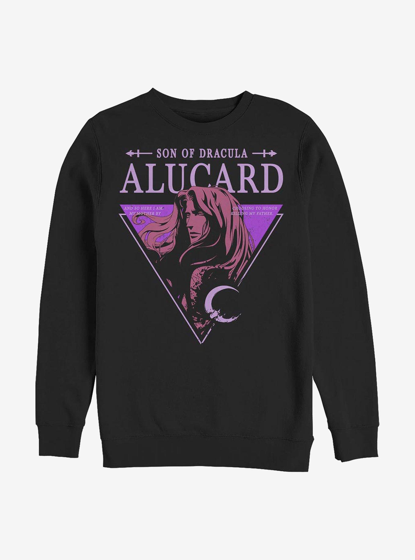 Castlevania Alucard Triangle Sweatshirt, BLACK, hi-res