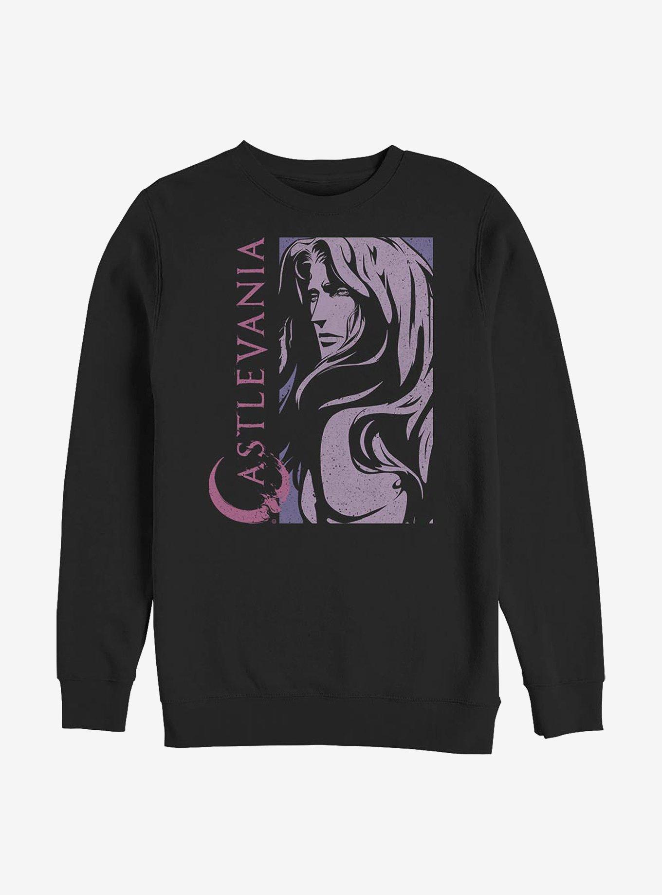 Castlevania Poster Sweatshirt, BLACK, hi-res