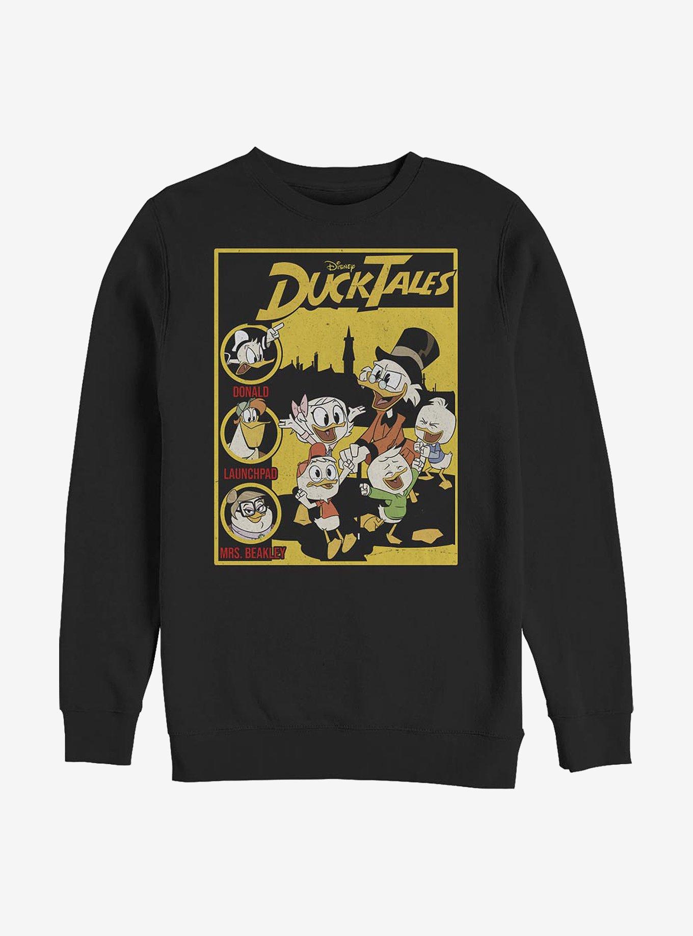 Disney Ducktales Cover Sweatshirt, BLACK, hi-res