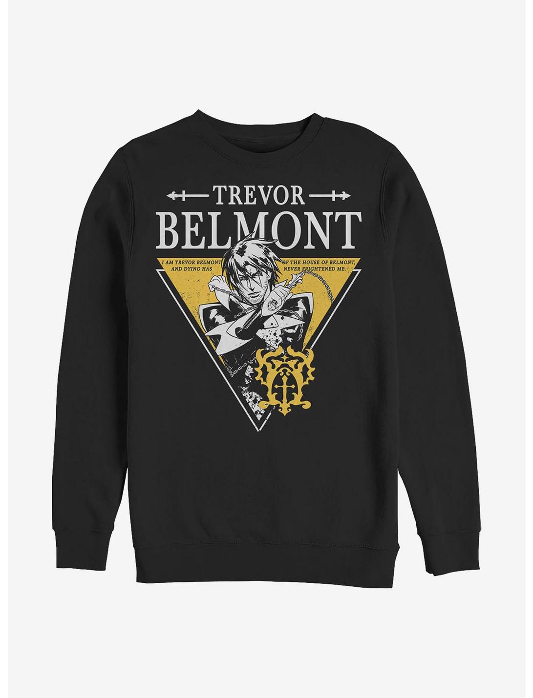 Castlevania Trevor Triangle Sweatshirt, BLACK, hi-res