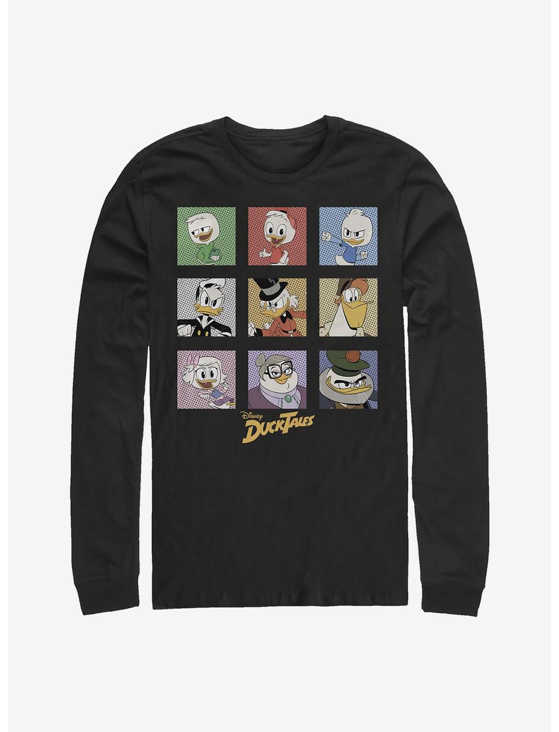 Disney Ducktales Boxup Long-Sleeve T-Shirt, BLACK, hi-res