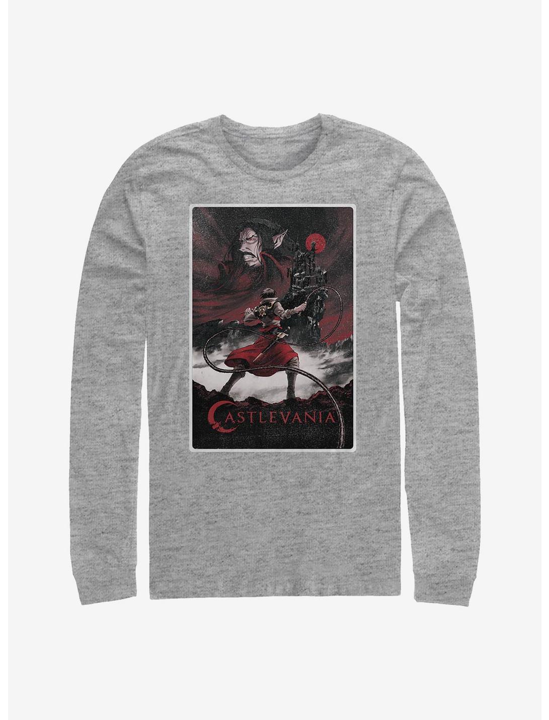 Castlevania Classic Long-Sleeve T-Shirt, ATH HTR, hi-res