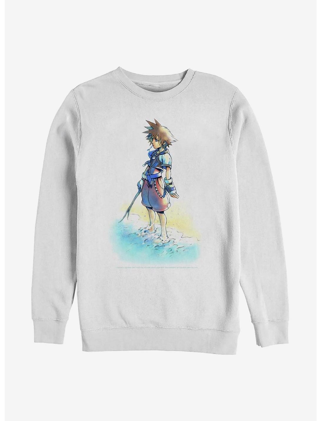 Disney Kingdom Hearts Beach Sora Sweatshirt, WHITE, hi-res