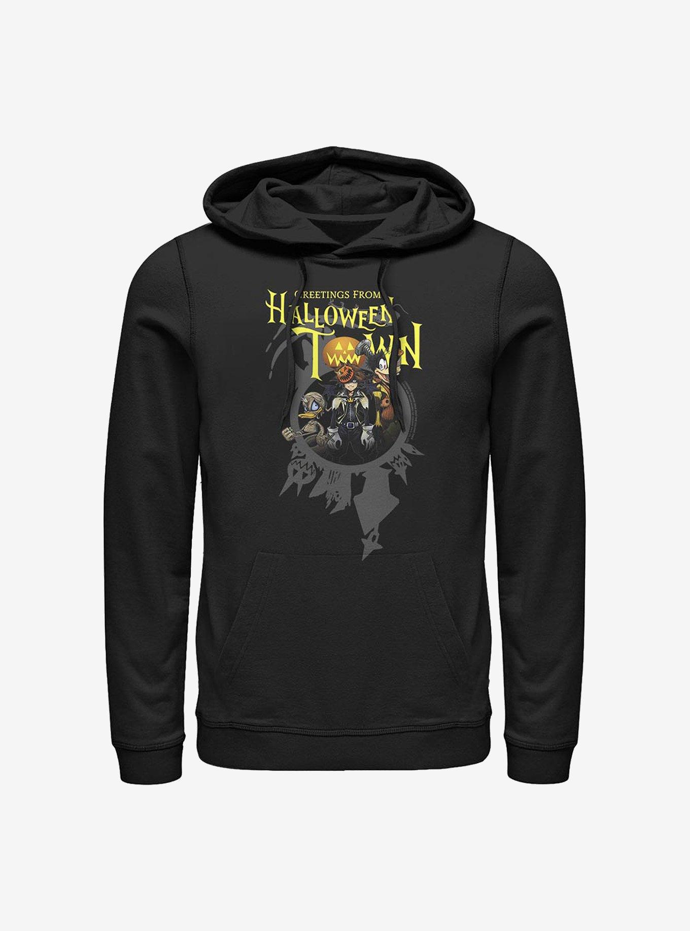 Disney Kingdom Hearts Greetings Halloween Town Hoodies, , hi-res