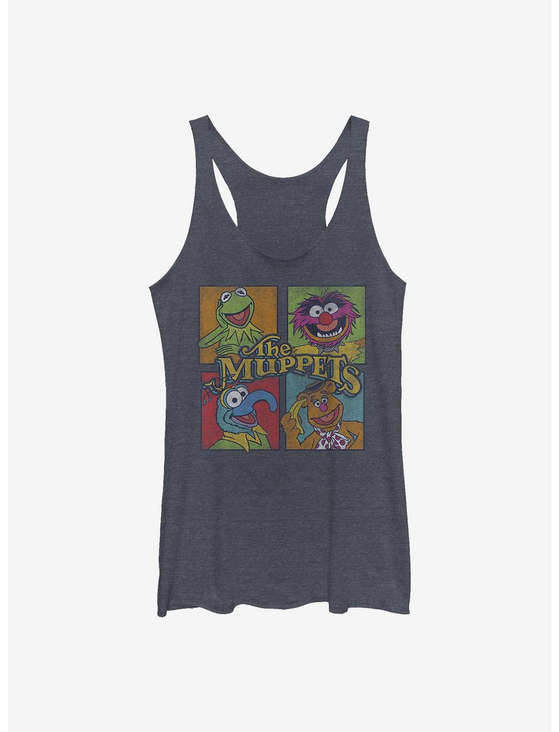 Disney The Muppets Square Womens Tank Top, NAVY HTR, hi-res