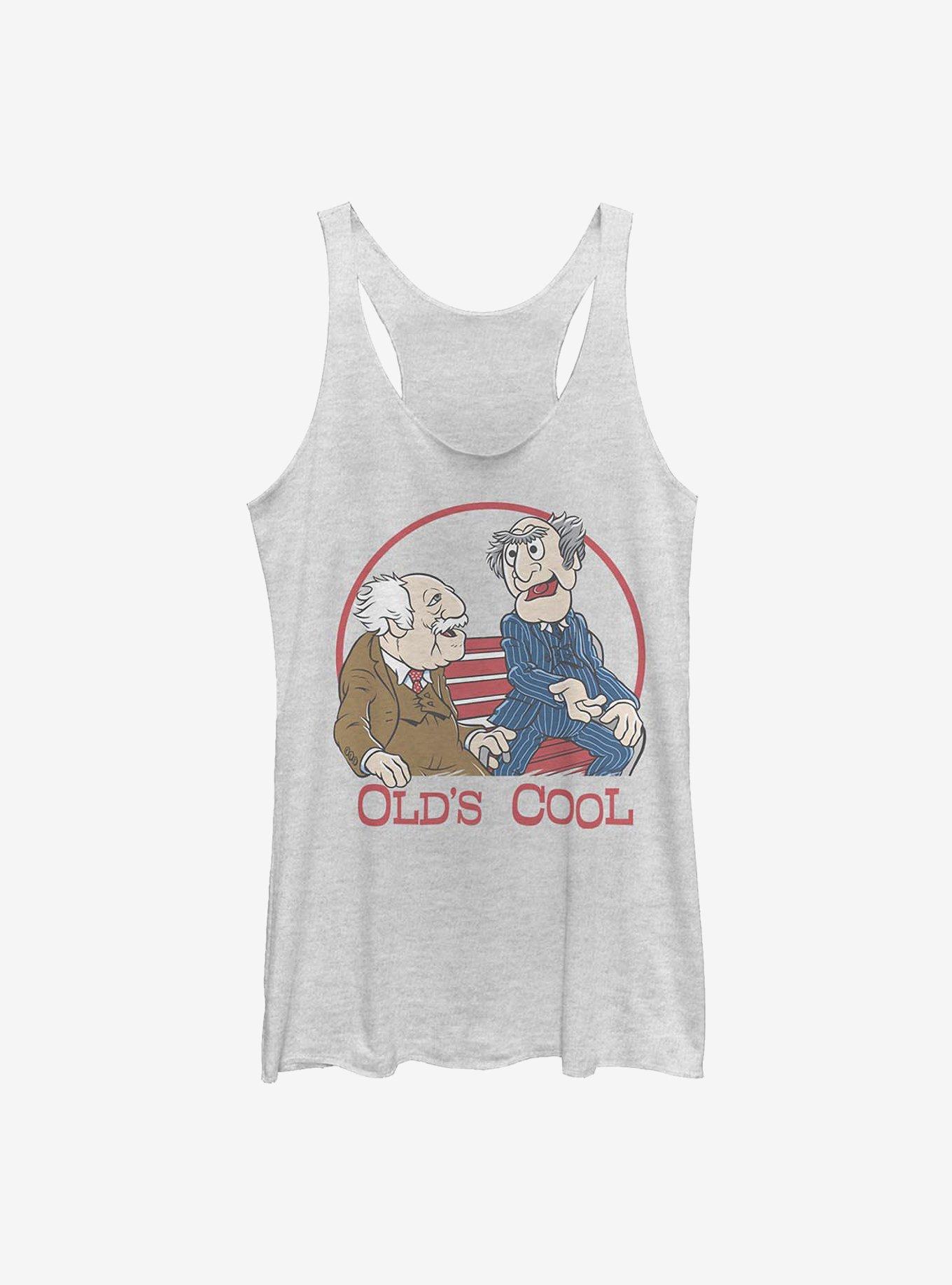 Disney The Muppets Trollin' Old School Womens Tank Top, WHITE HTR, hi-res