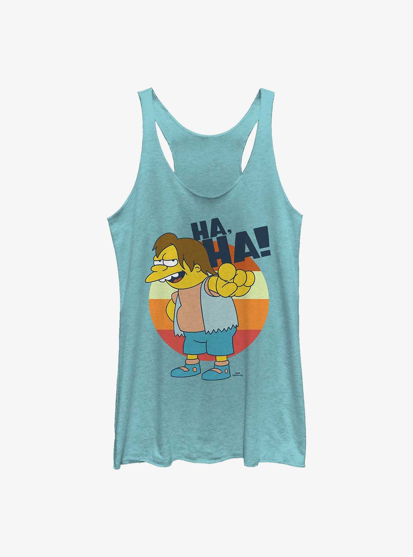 The Simpsons Nelson Haha Womens Tank Top, , hi-res