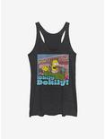 The Simpsons Okily Dokily Ned Womens Tank Top, BLK HTR, hi-res