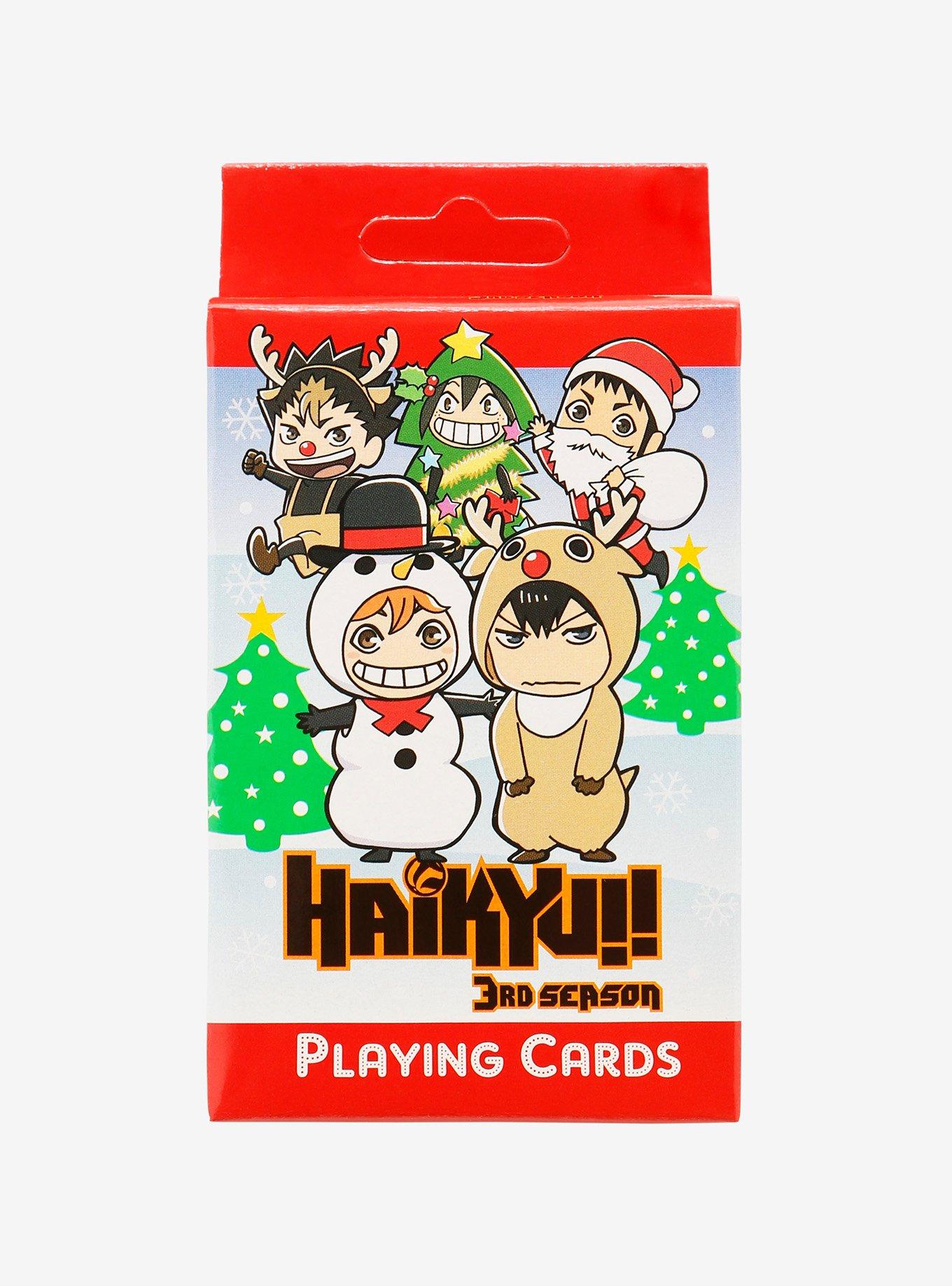 Haikyu!! Karasuno High Holiday Chibi Characters Playing Cards, , hi-res