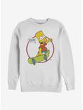 The Simpsons Eat Shorts Sweatshirt, WHITE, hi-res