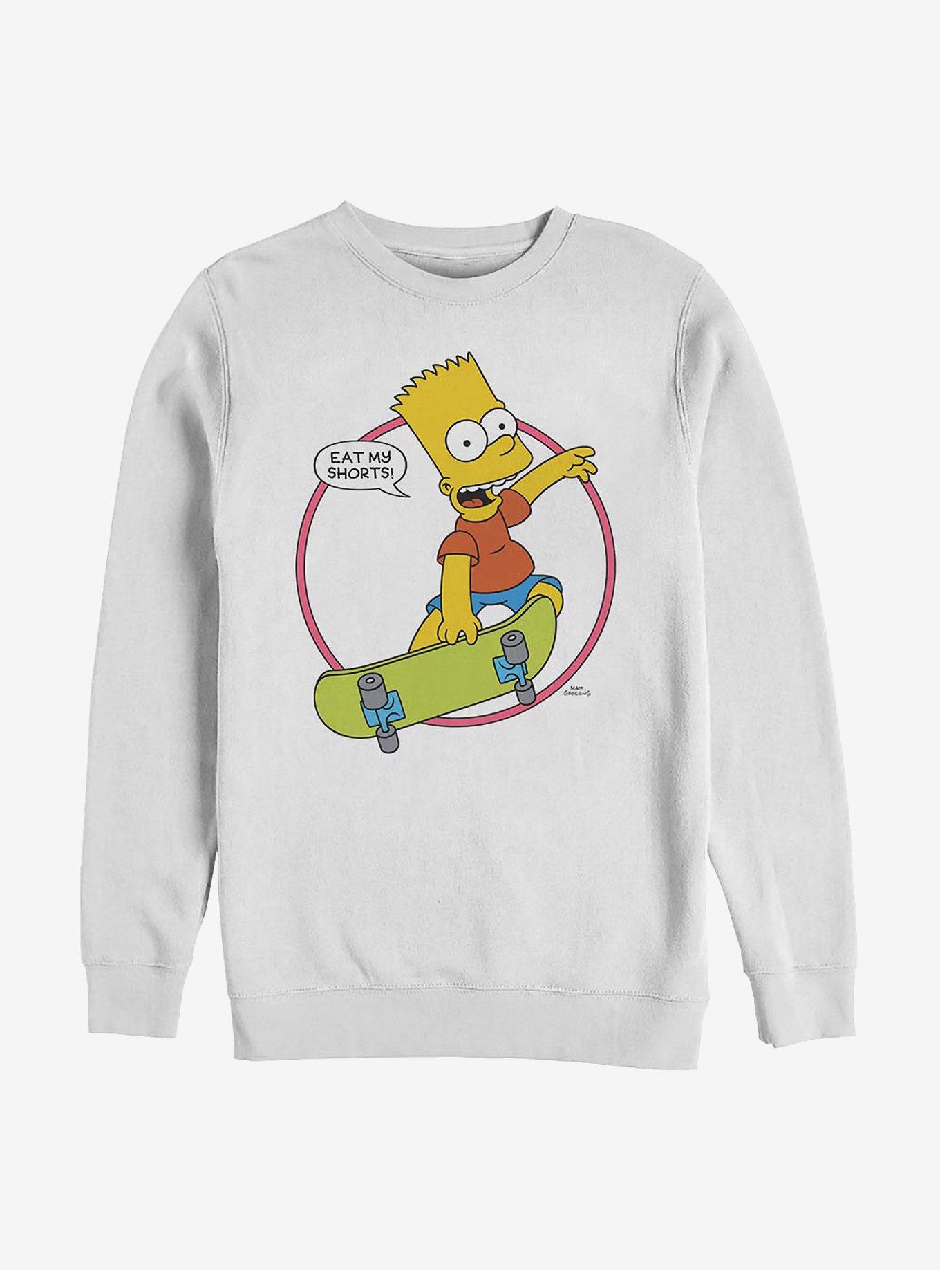 The Simpsons Eat Shorts Sweatshirt, , hi-res
