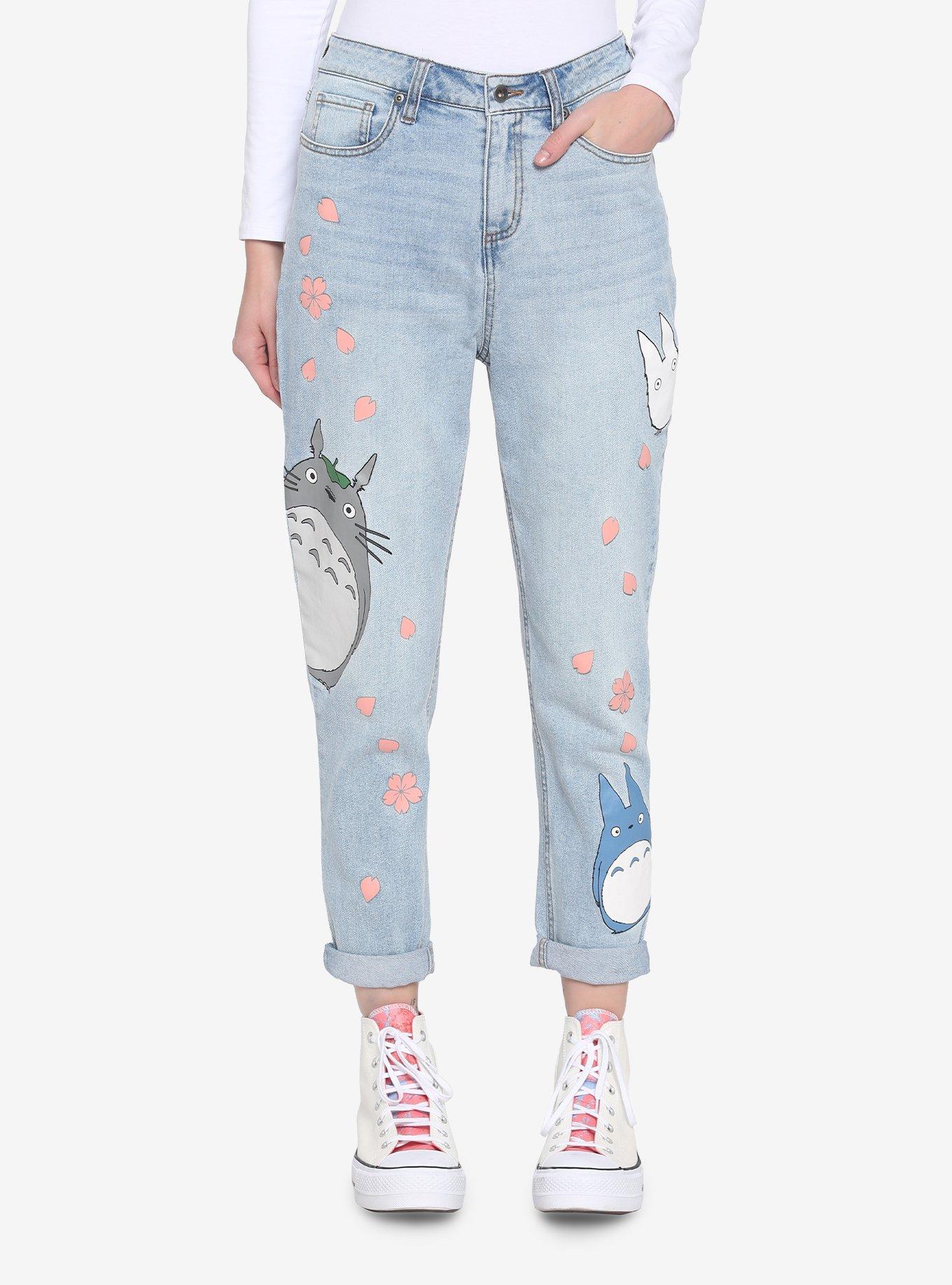 Studio Ghibli My Neighbor Totoro Sakura Mom Jeans, MULTI, hi-res